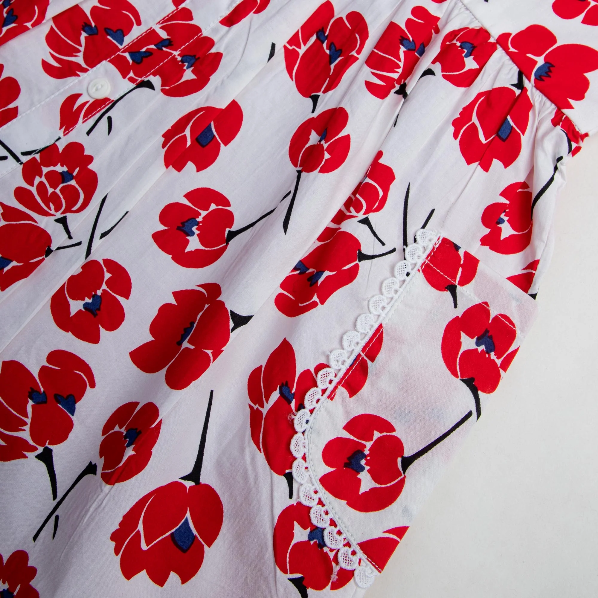 Red Floral Two-Piece set - Image 2