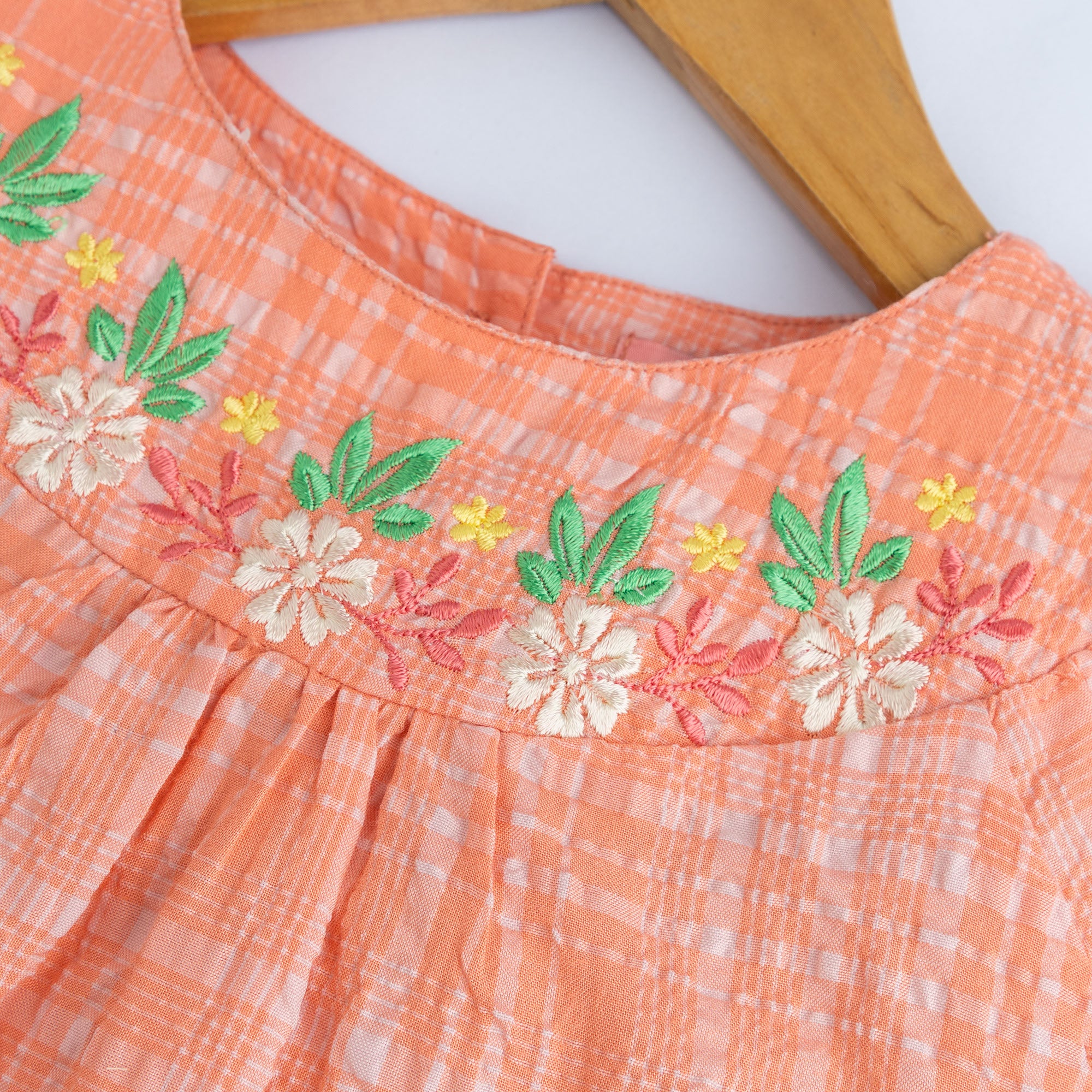 Peachy Pink Embroidered Set - Image 2