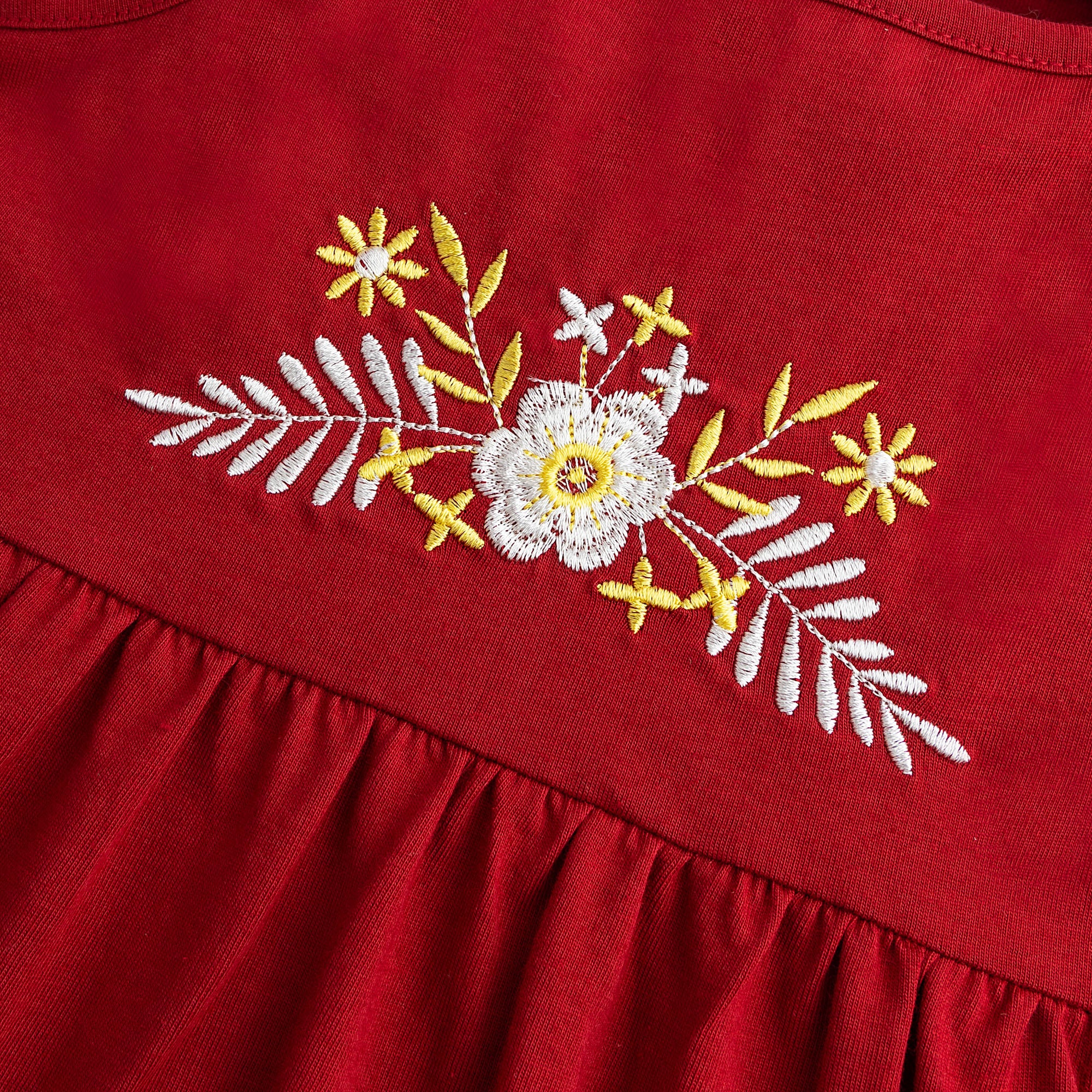 Red Embroidered Duo Set - Image 2