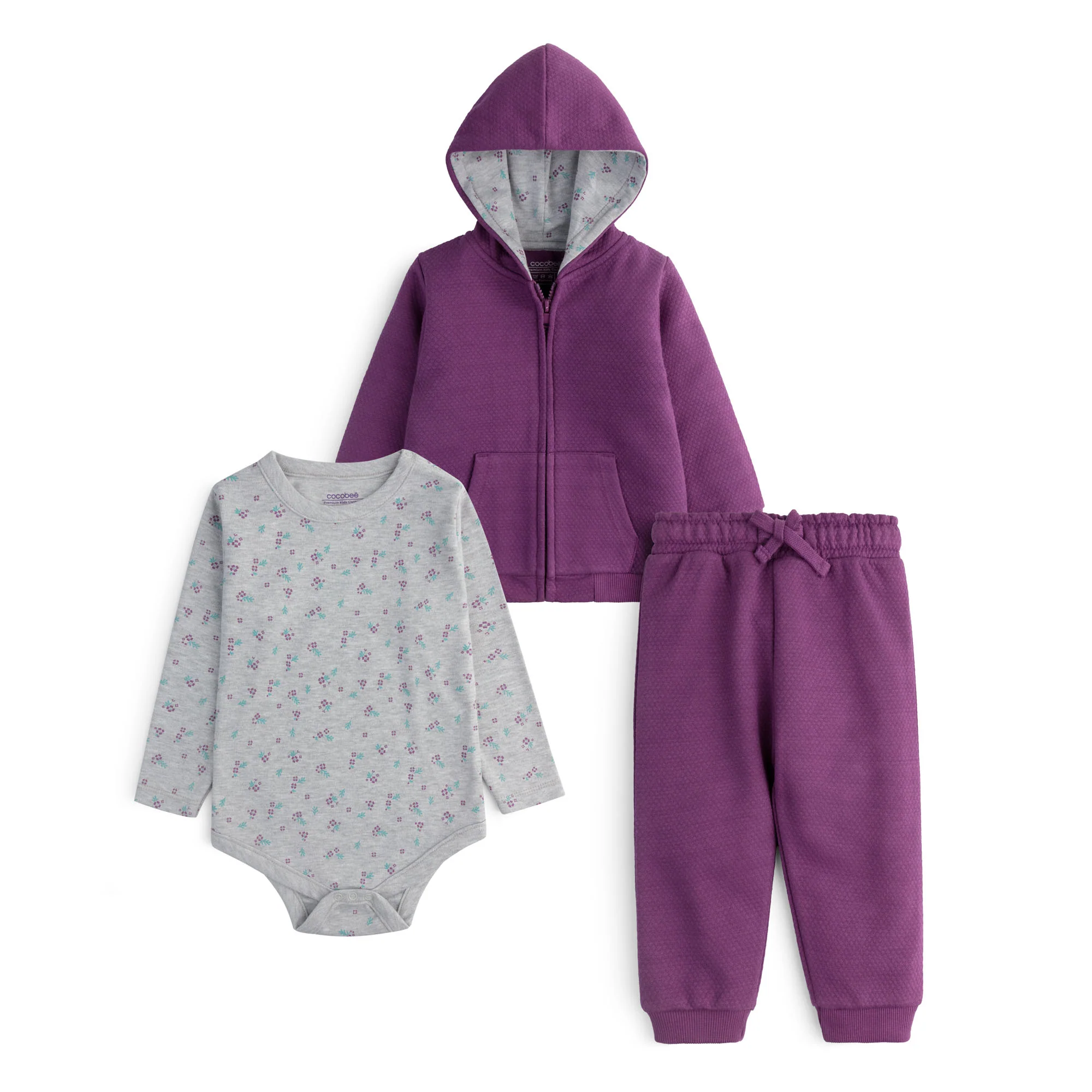 Deep Plum Printed Pack
