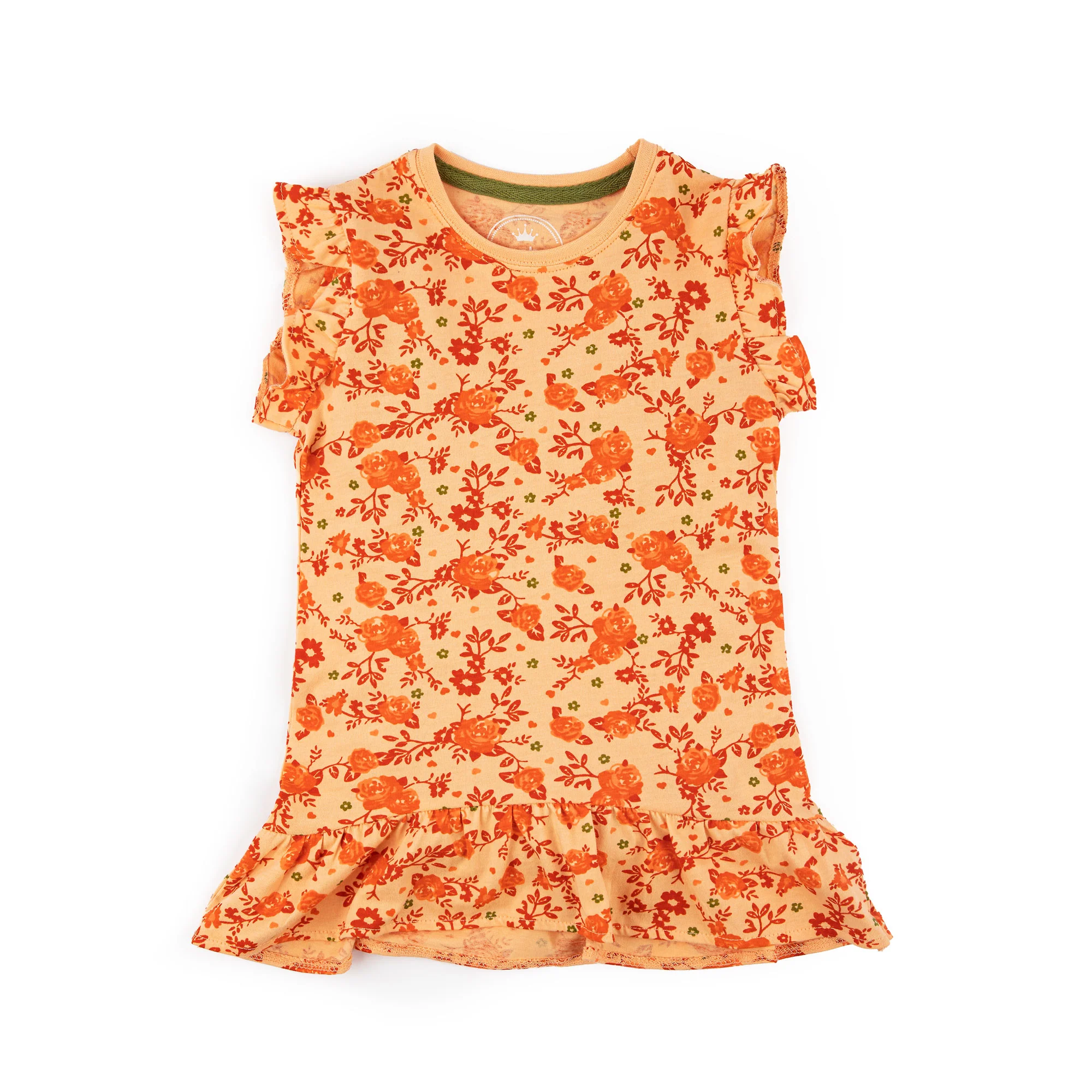 Orange Rose Top