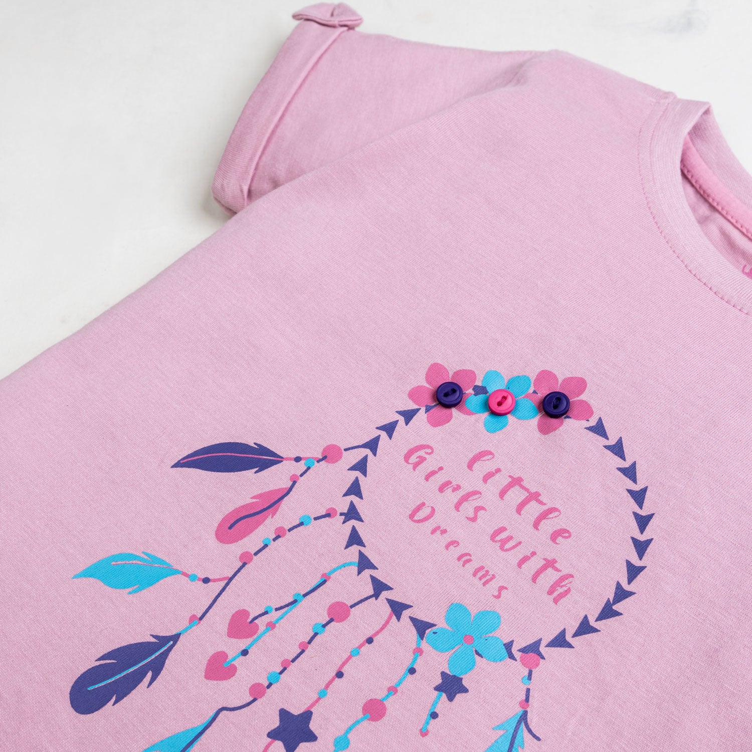 Pink Dreams Graphic T-shirt - Image 2