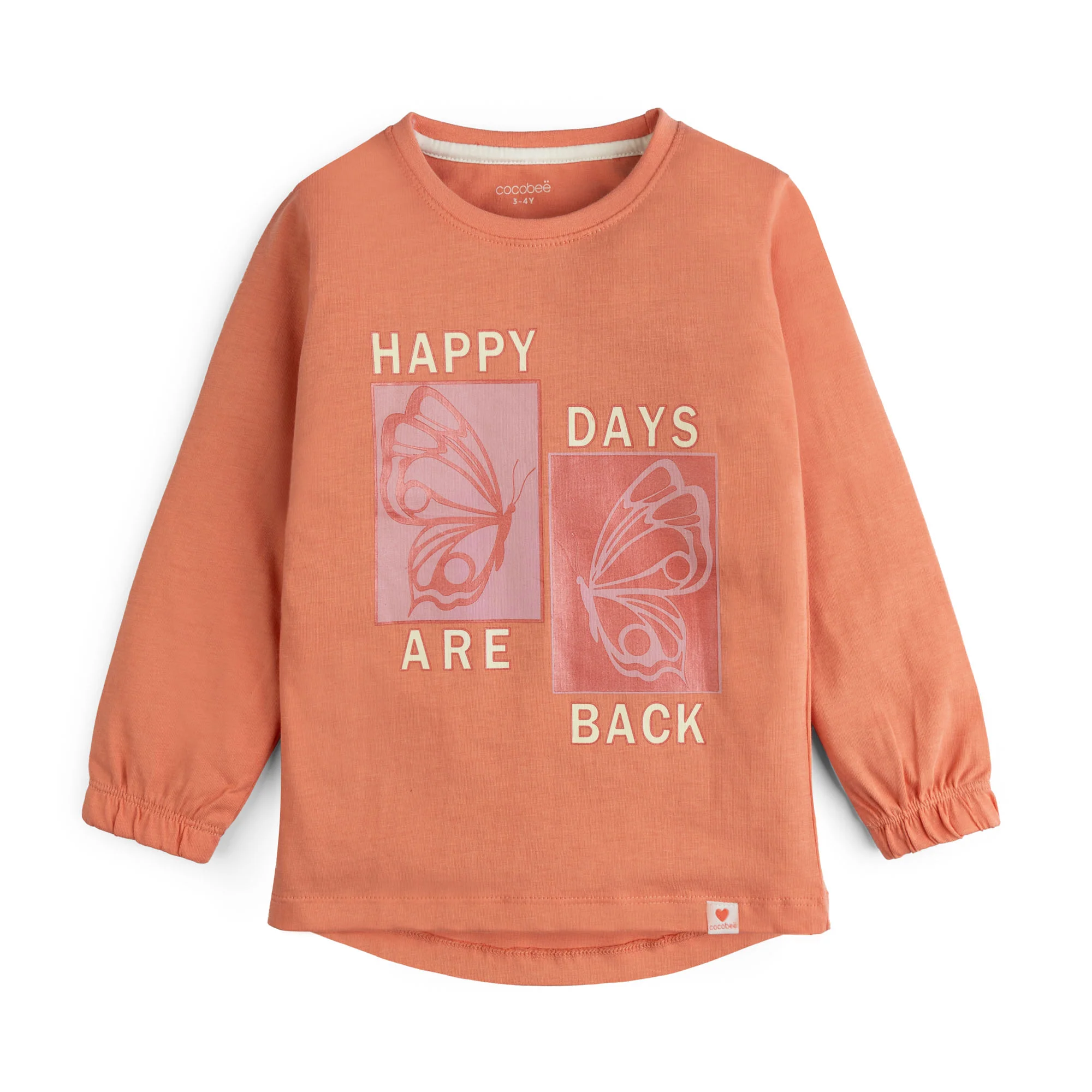 Peach Printed T-shirt