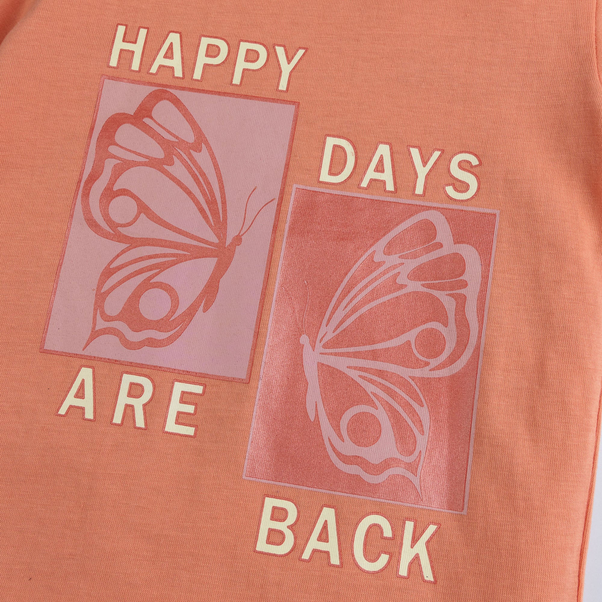 Peach Printed T-shirt - Image 2
