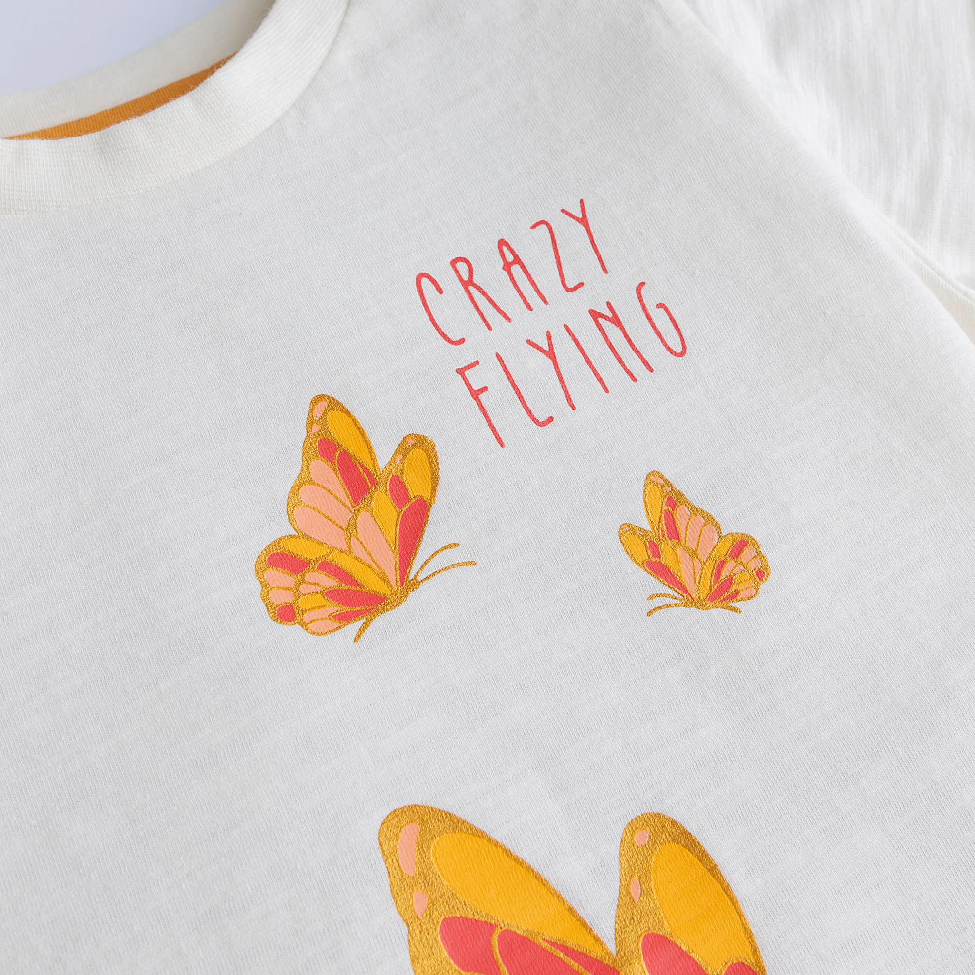 Flying White Printed Top - Image 2