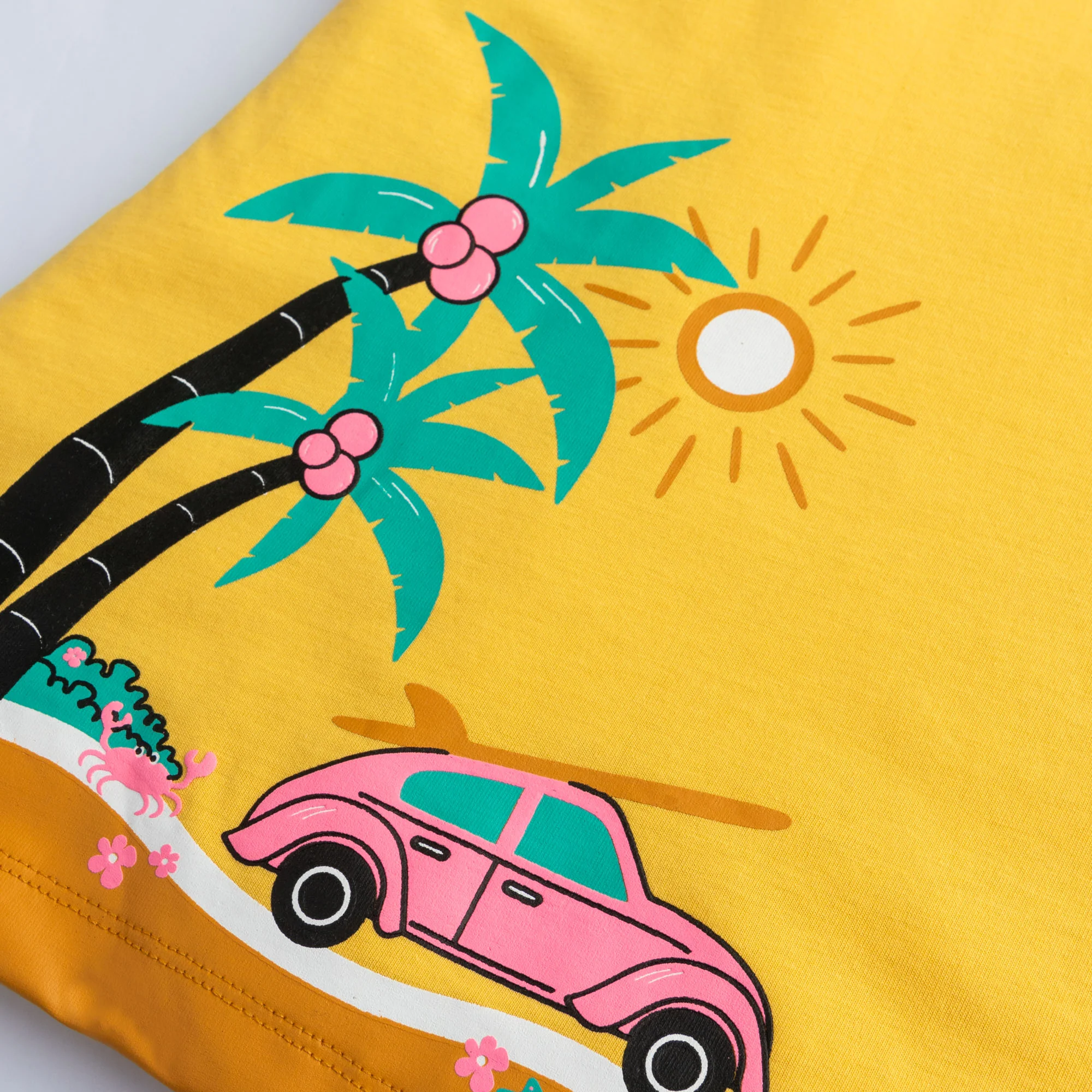 Mustard Yellow Printed Top - Image 2