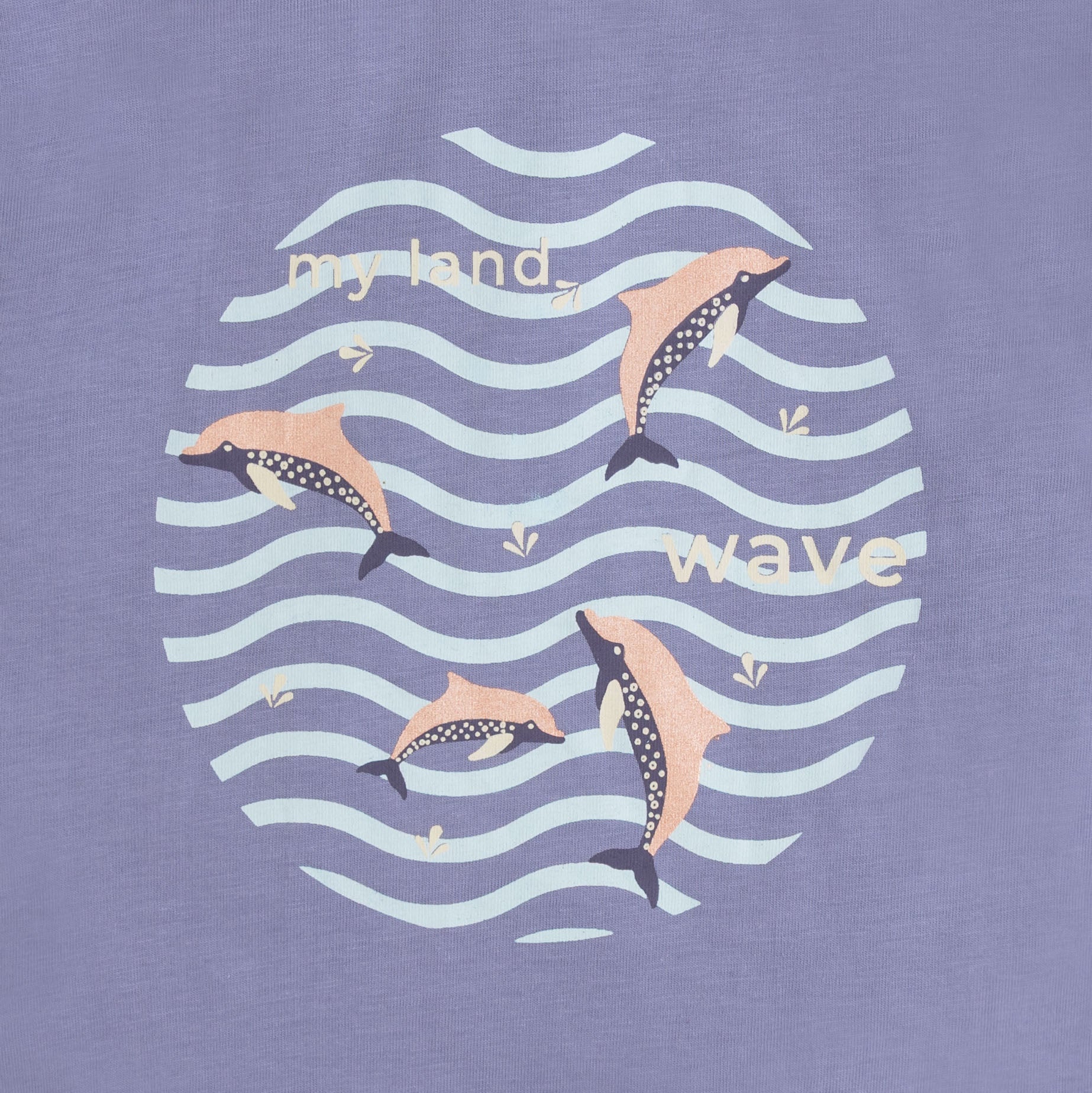 Frilly Wave Printed T-Shirt - Image 2