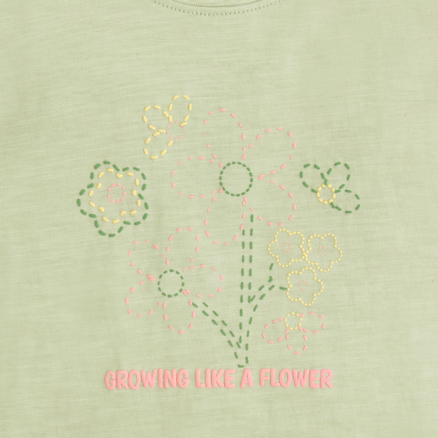 Floral Gleam Embroidered T-Shirt - Image 2