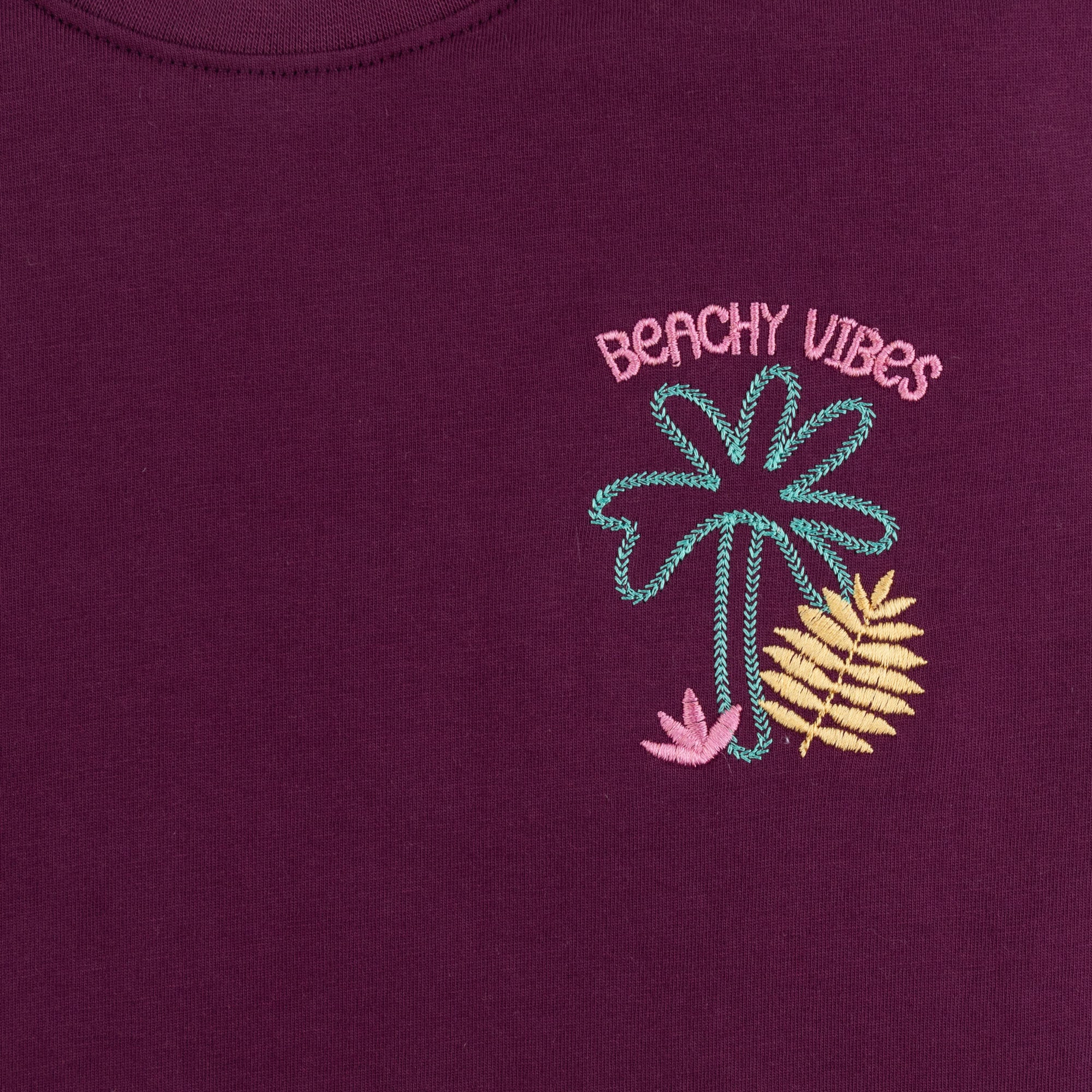 Purple Vibes Ruffle T-Shirt - Image 2