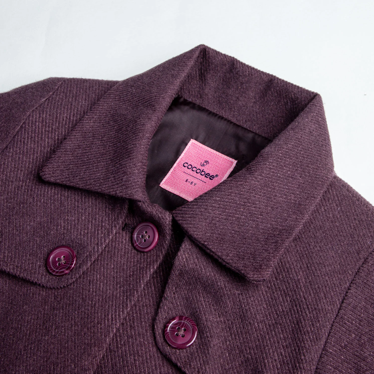 Maroon Woollen Coat - Image 3