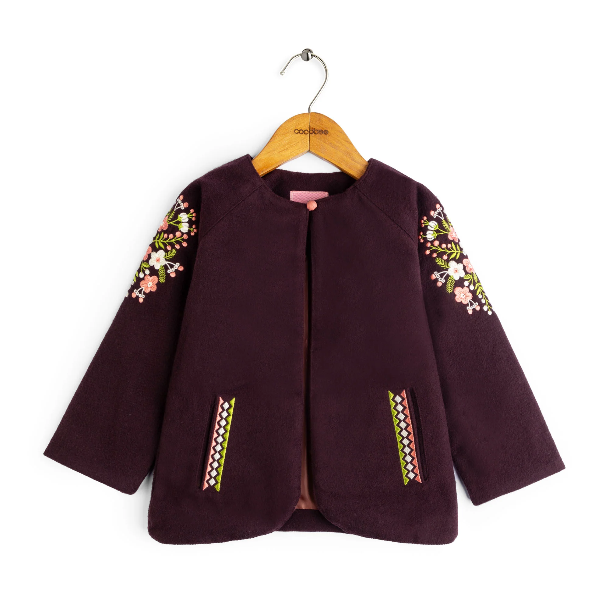 Oxblood Maroon Coat