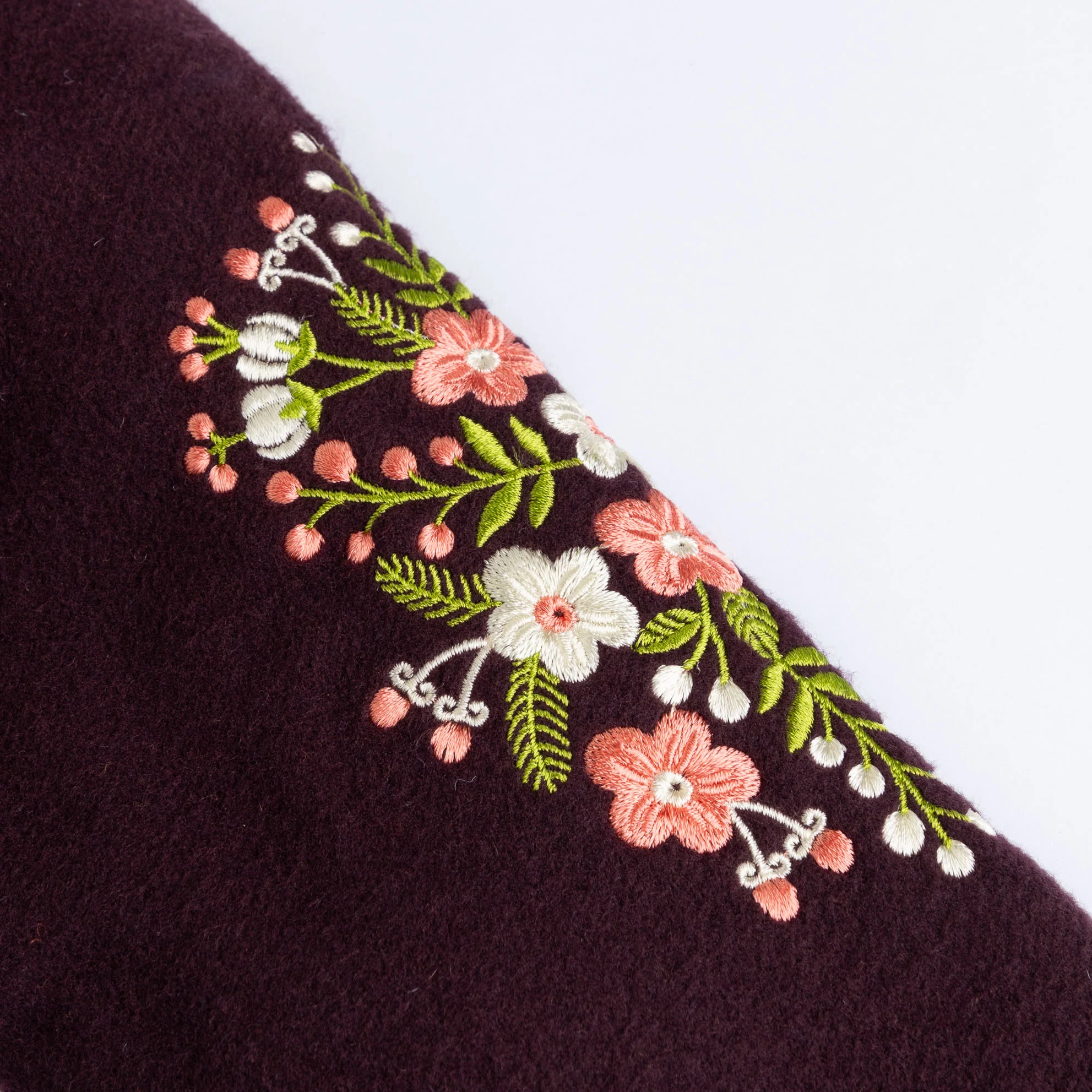 Oxblood Maroon Coat - Image 2