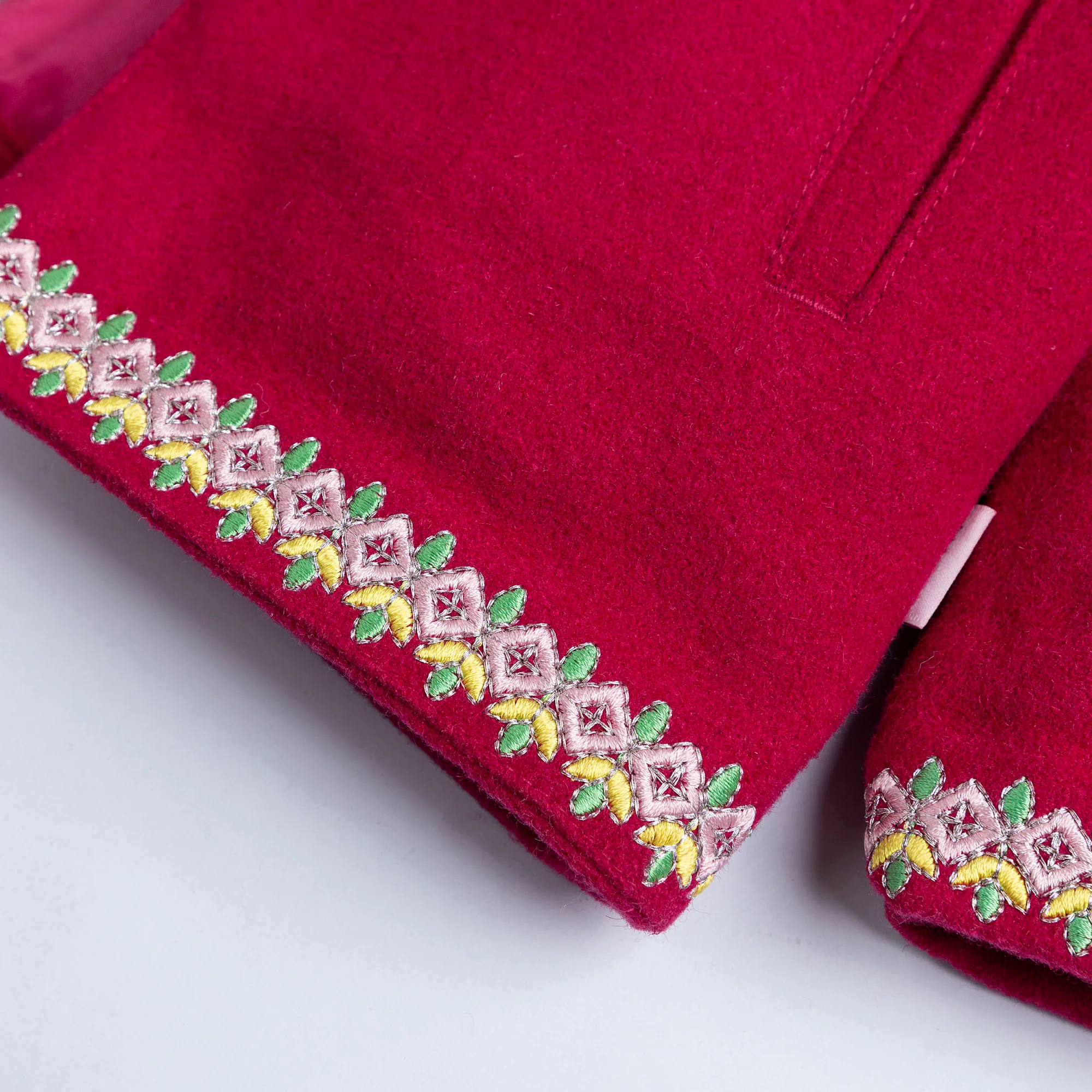 Barbie Pink Wool Coat - Image 2