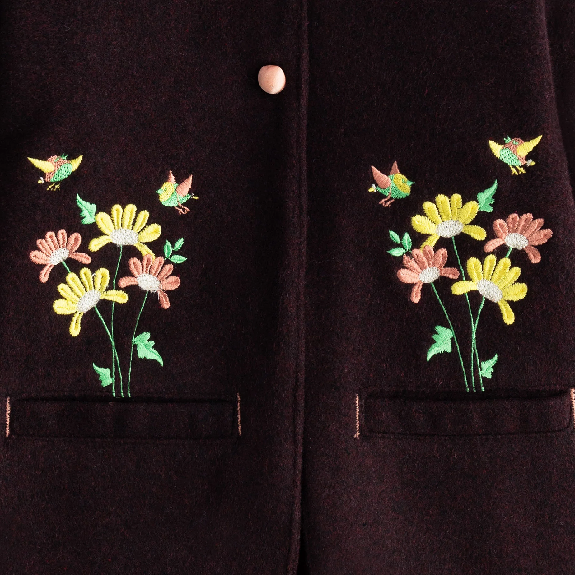 Floral Flair Embellished Coat - Image 2