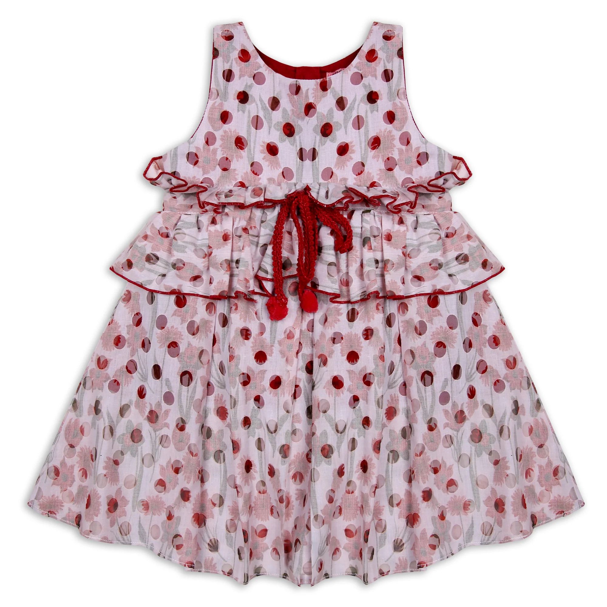Spotted Layered Frock - Image 2