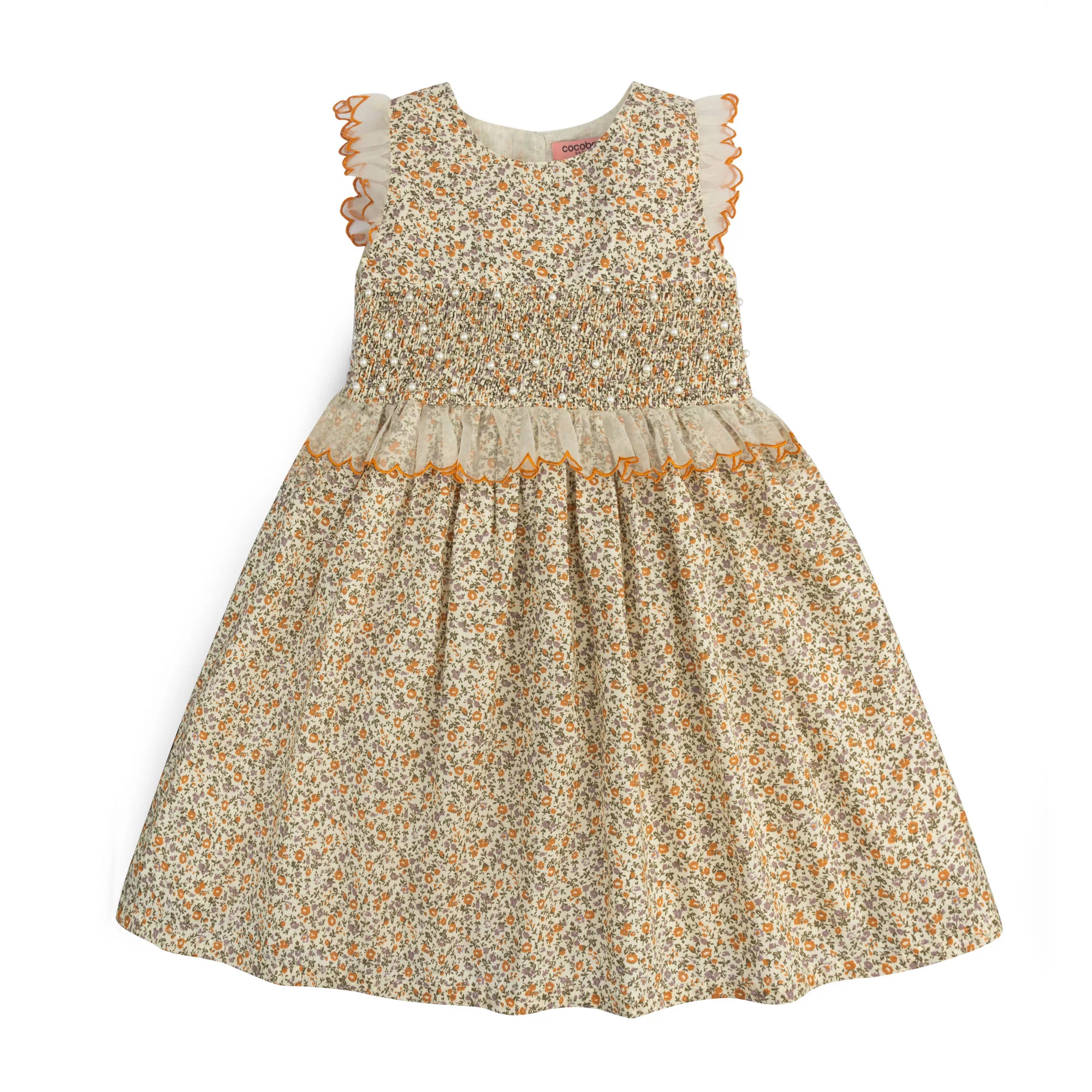 Floral Grace Ruffle Top