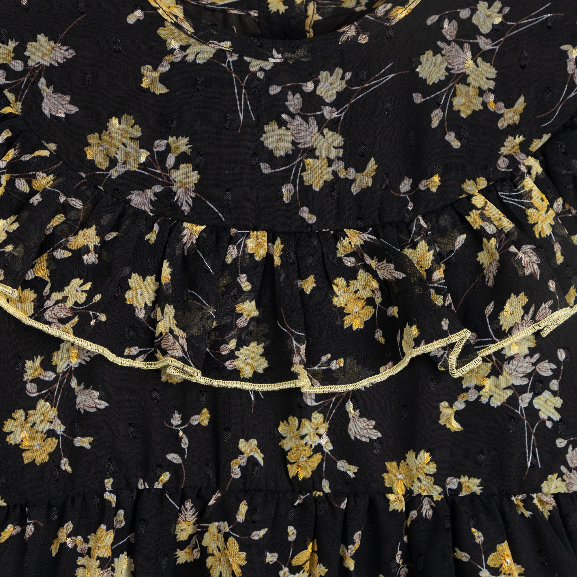 Black Dust Floral Frock - Image 6