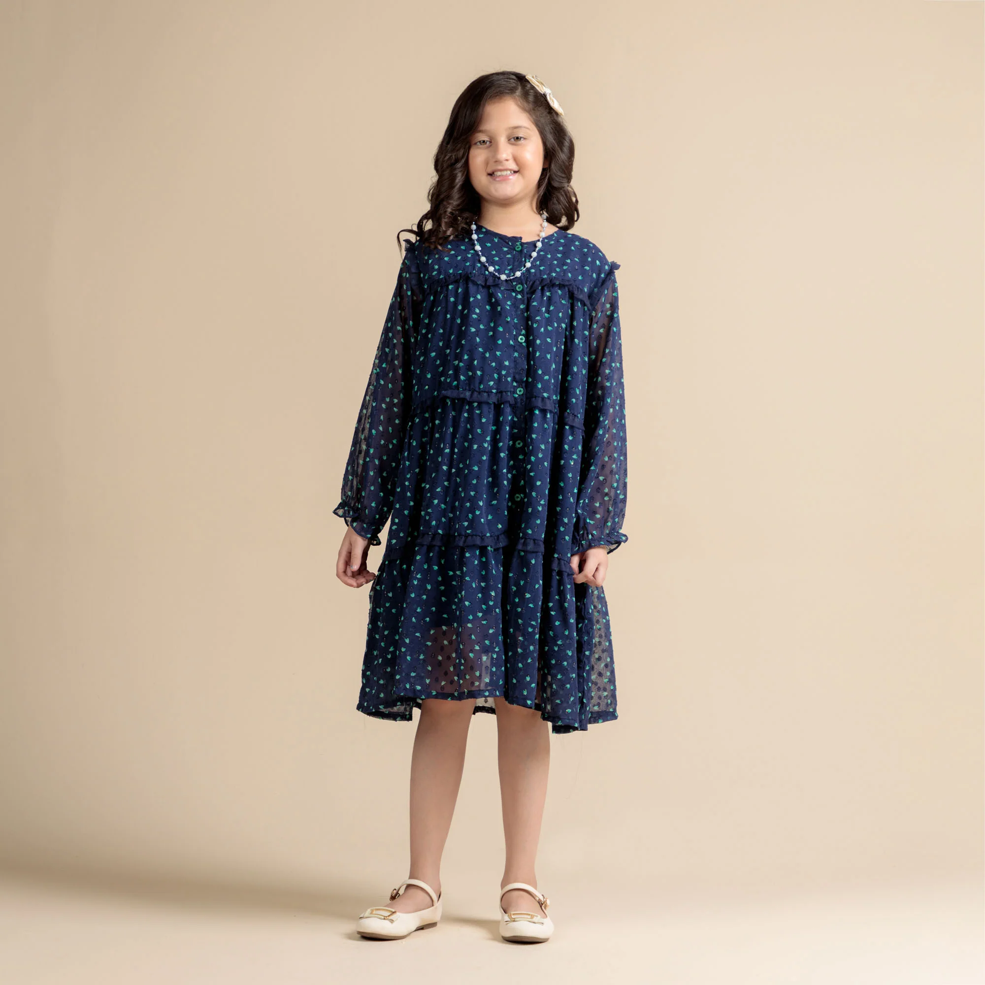 Sapphire Glow Tiered Top - Image 2