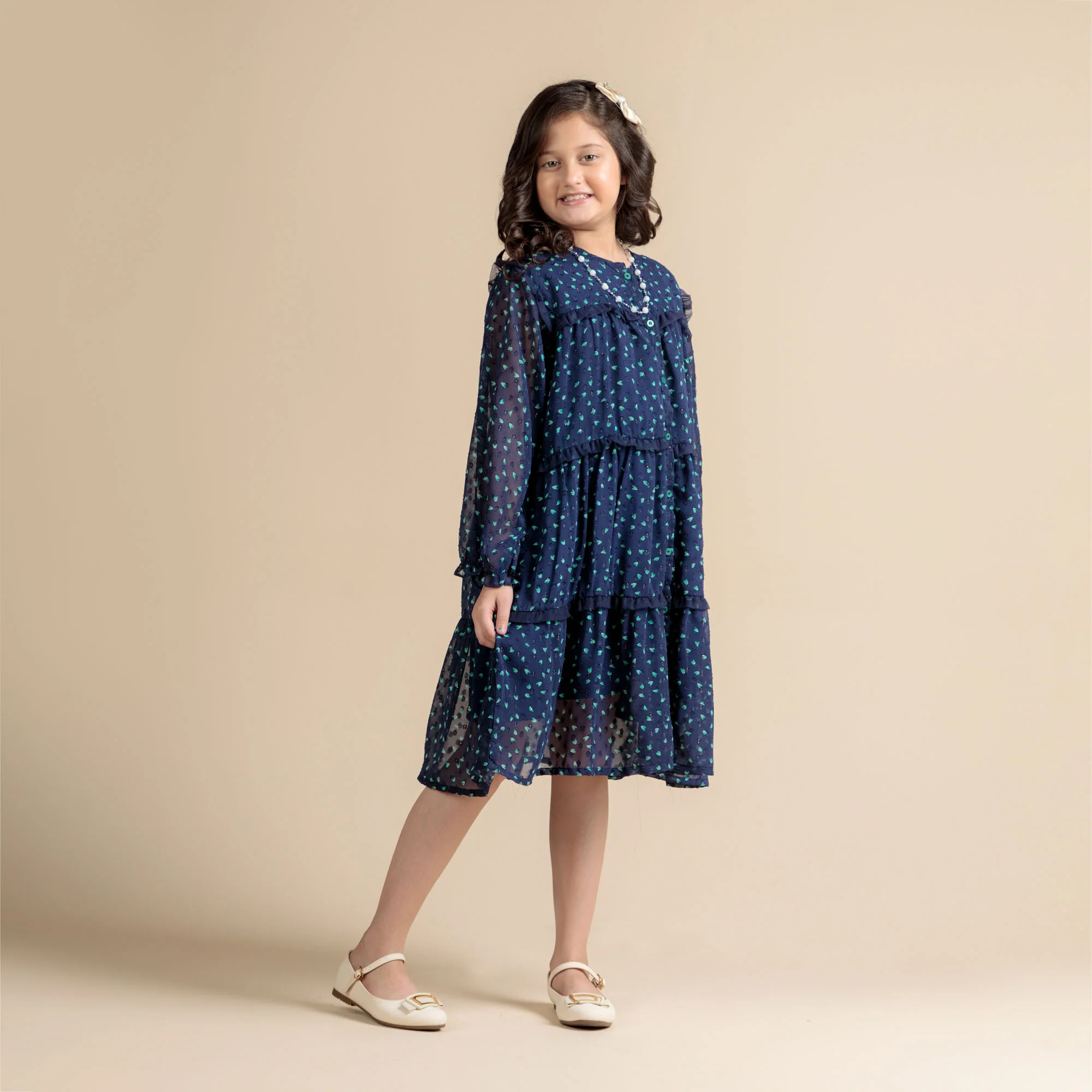 Sapphire Glow Tiered Top - Image 3