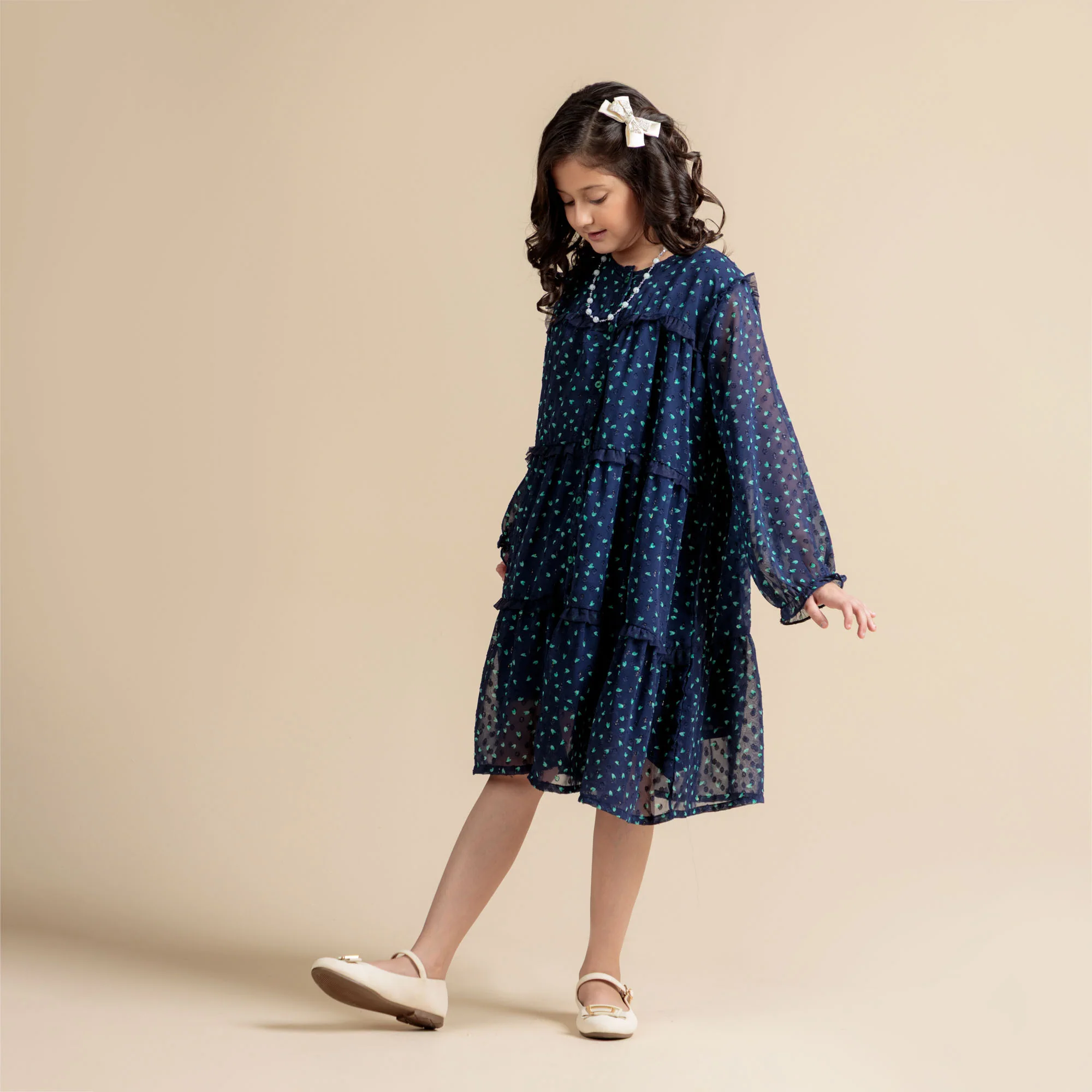 Sapphire Glow Tiered Top - Image 4