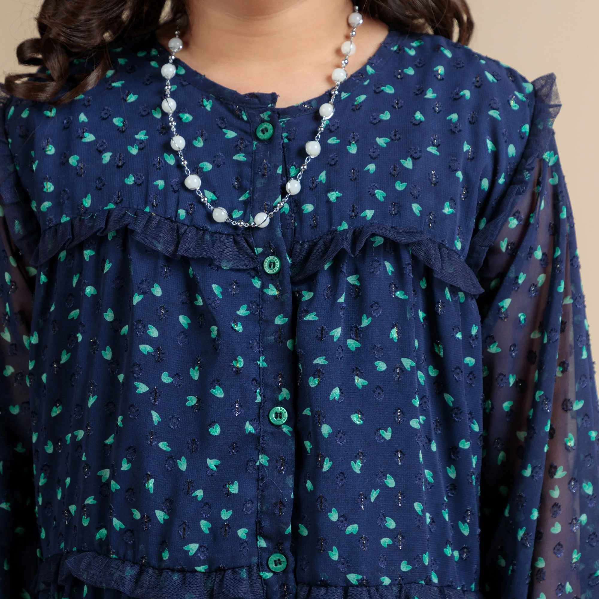 Sapphire Glow Tiered Top - Image 6