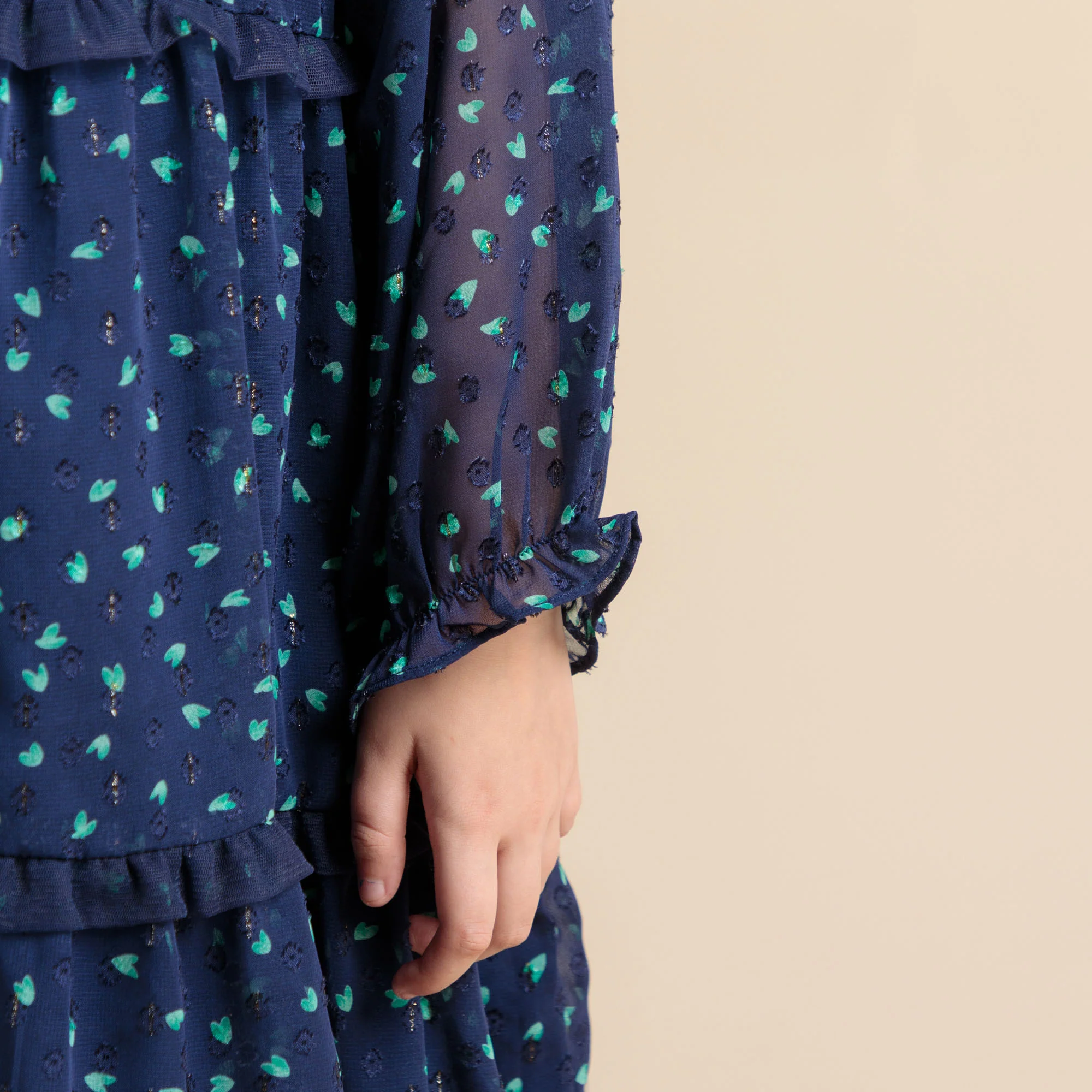 Sapphire Glow Tiered Top - Image 7