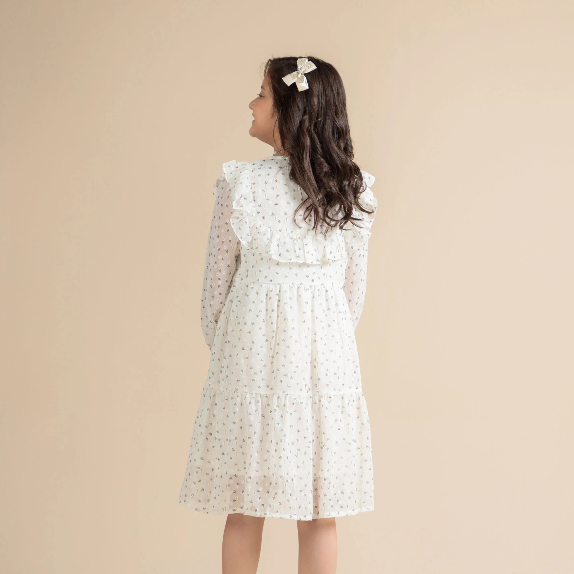 Crystal Bloom Ruffle Frock - Image 5