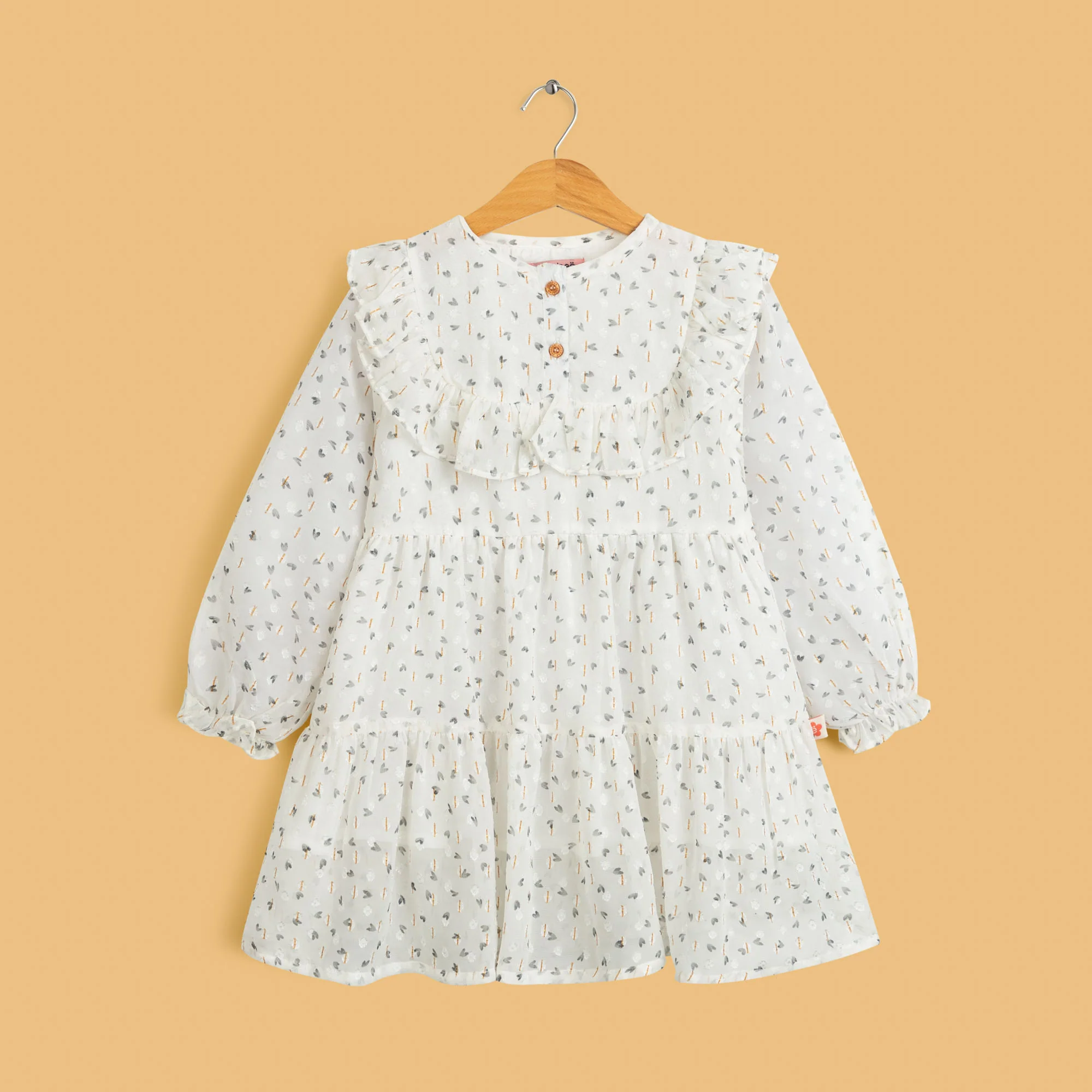 Crystal Bloom Ruffle Frock - Image 6