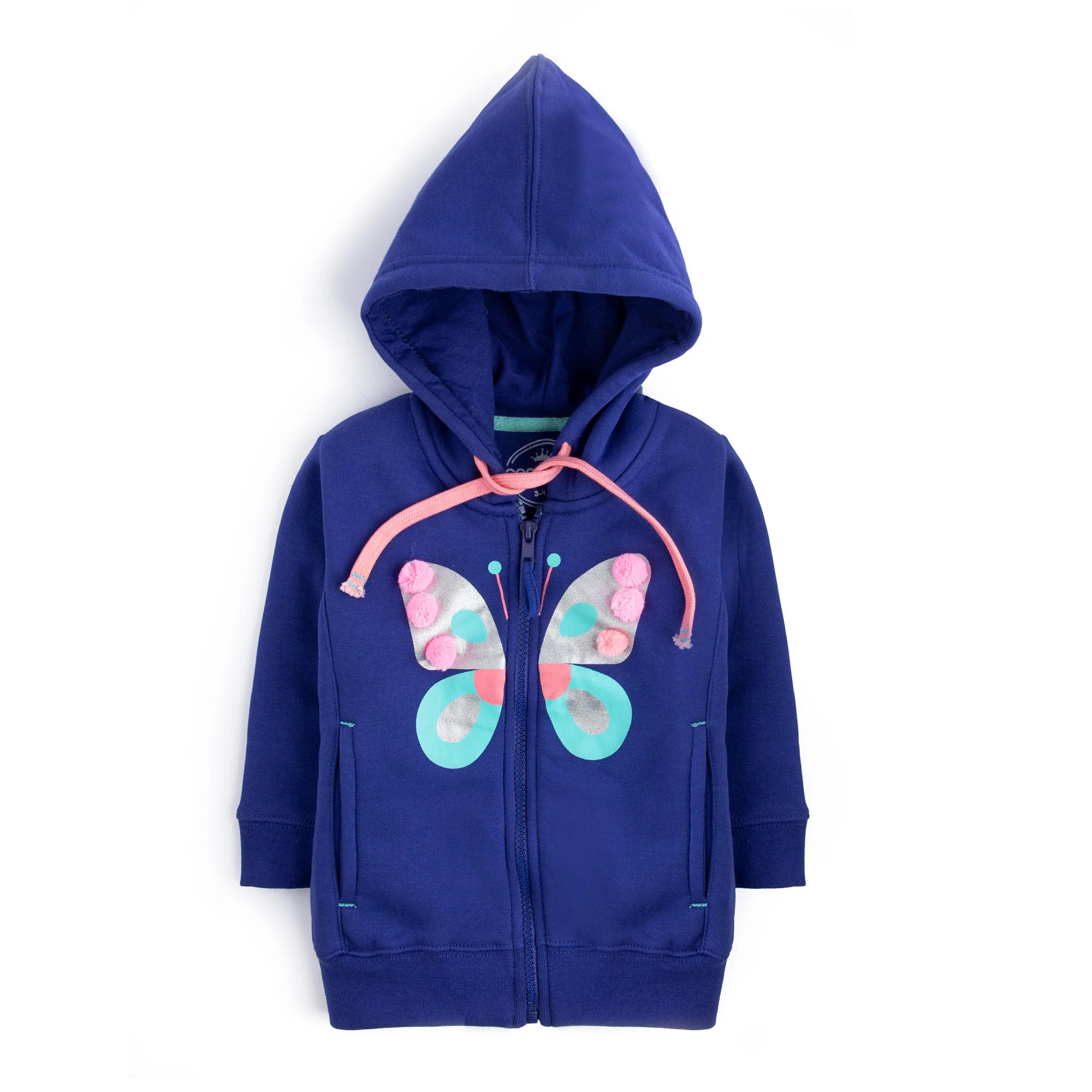 Pom Pom Butterfly Hoodie