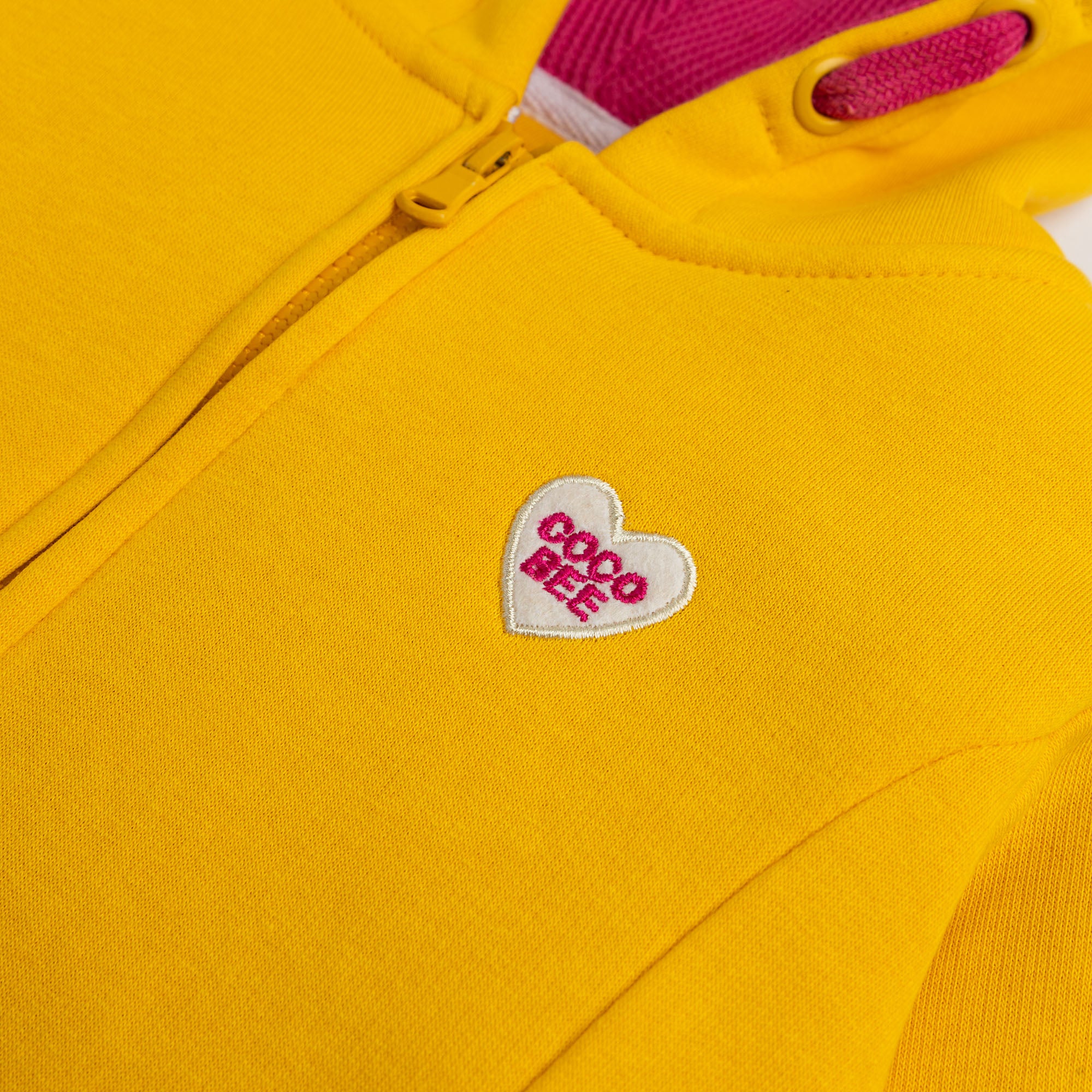 Lively yellow Printed Hoodie - Image 2
