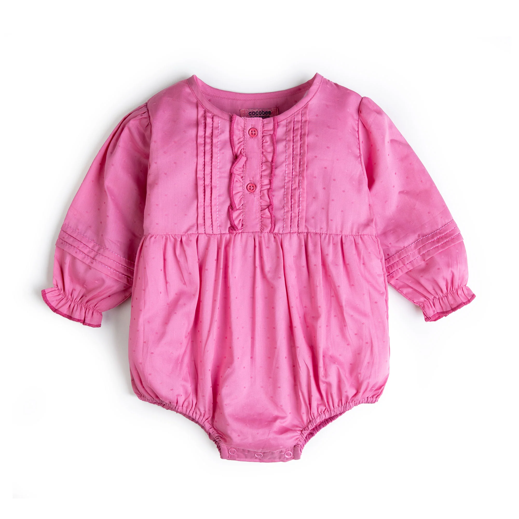 Bright Pink Girly Romper