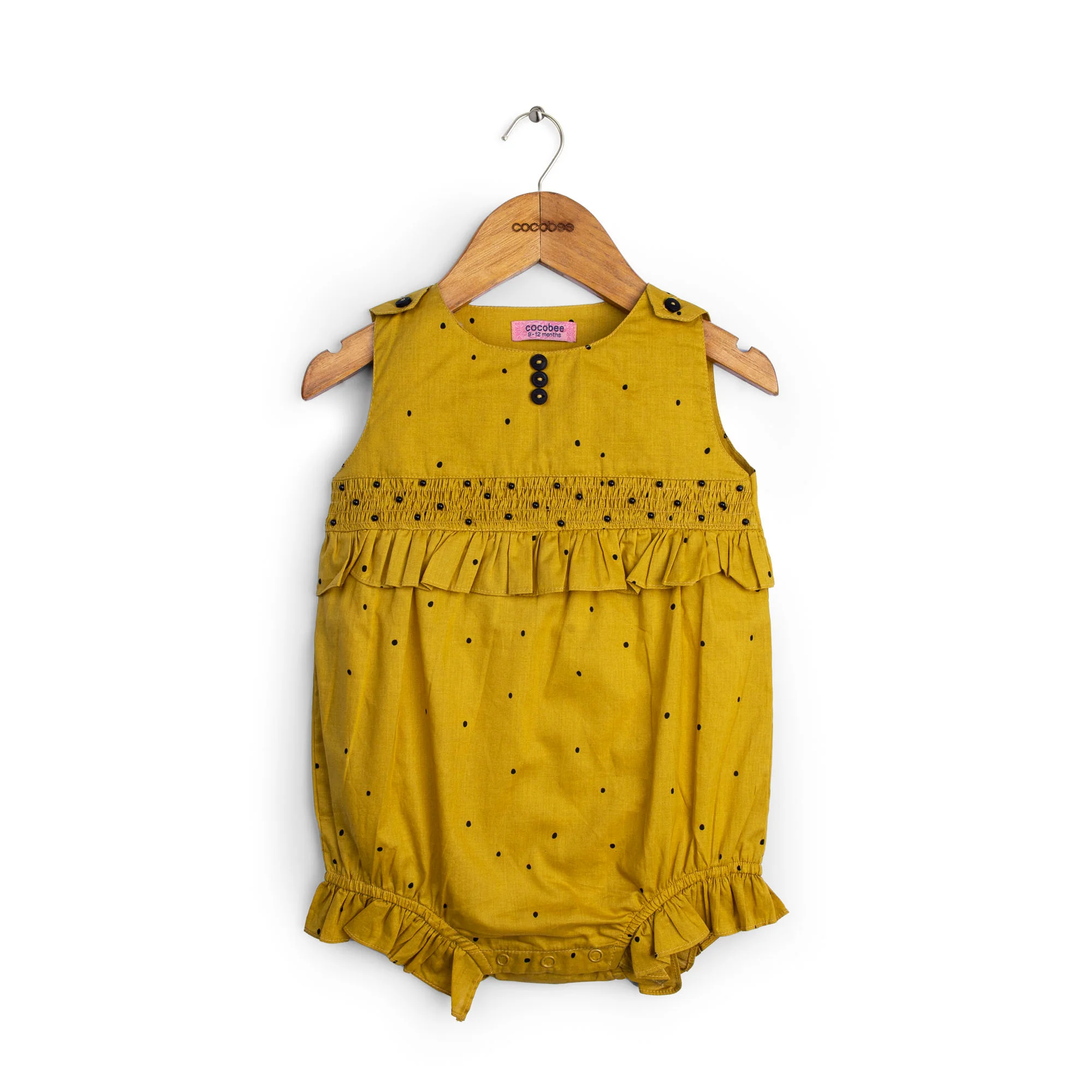 Mustard Snappy Romper