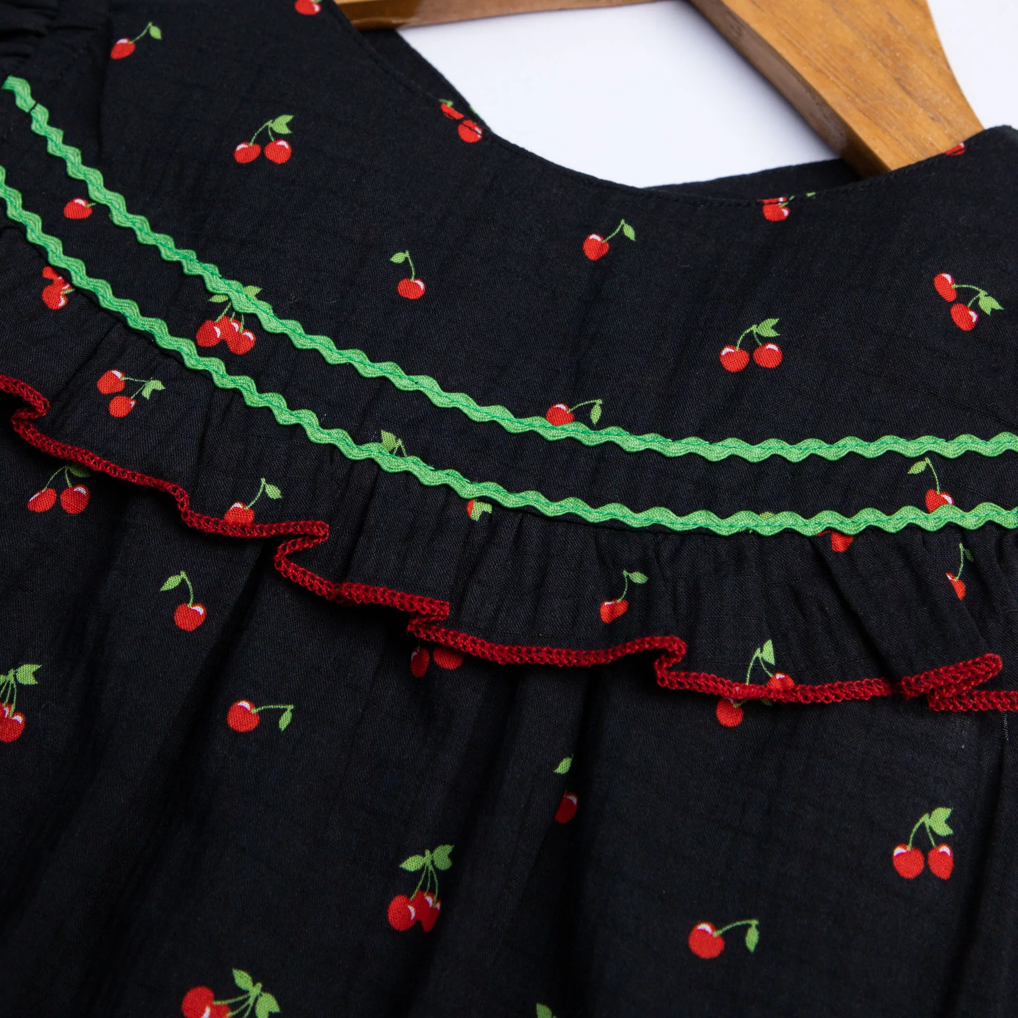 Cherry Black Romper - Image 2