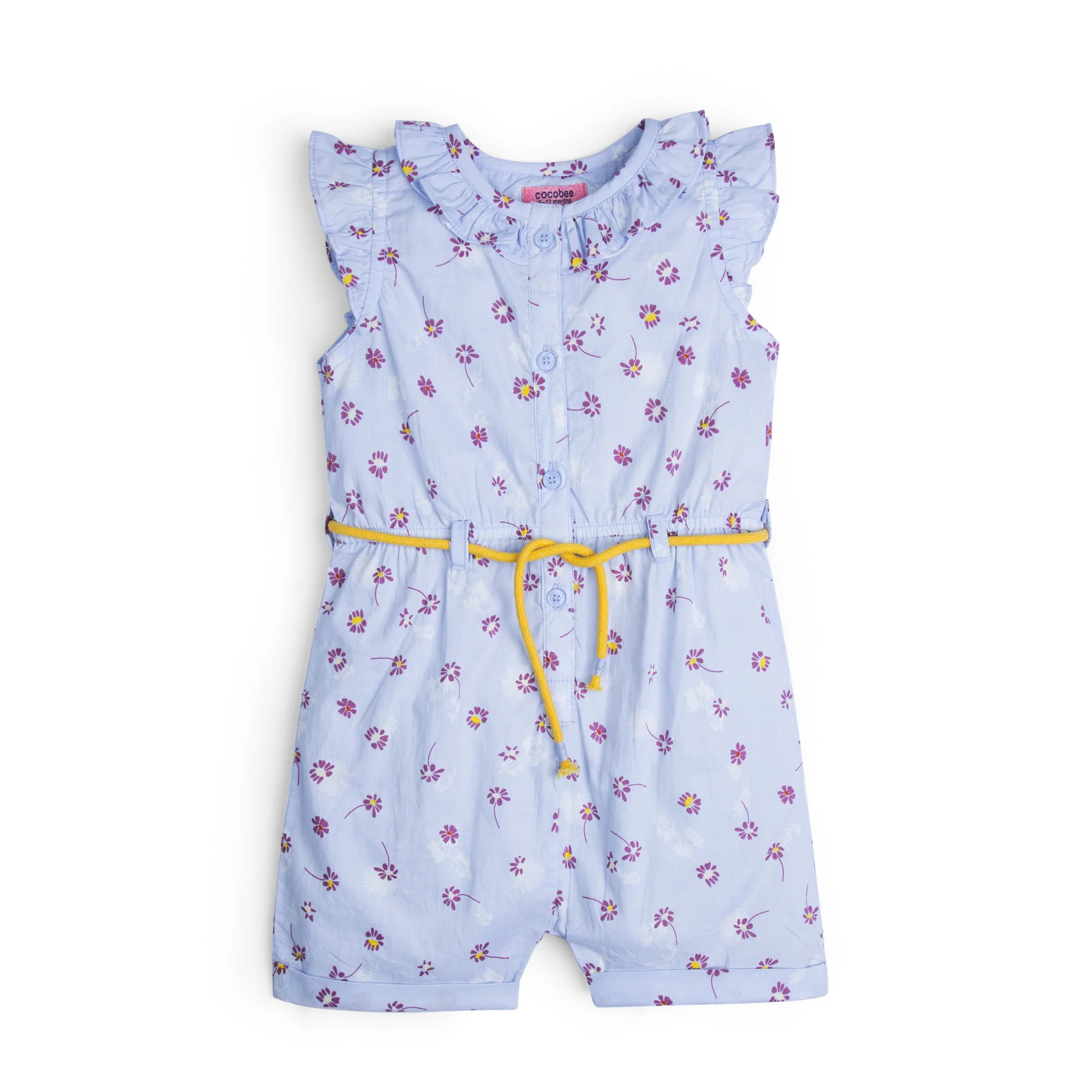 Light Purple Belted Jumpsuit