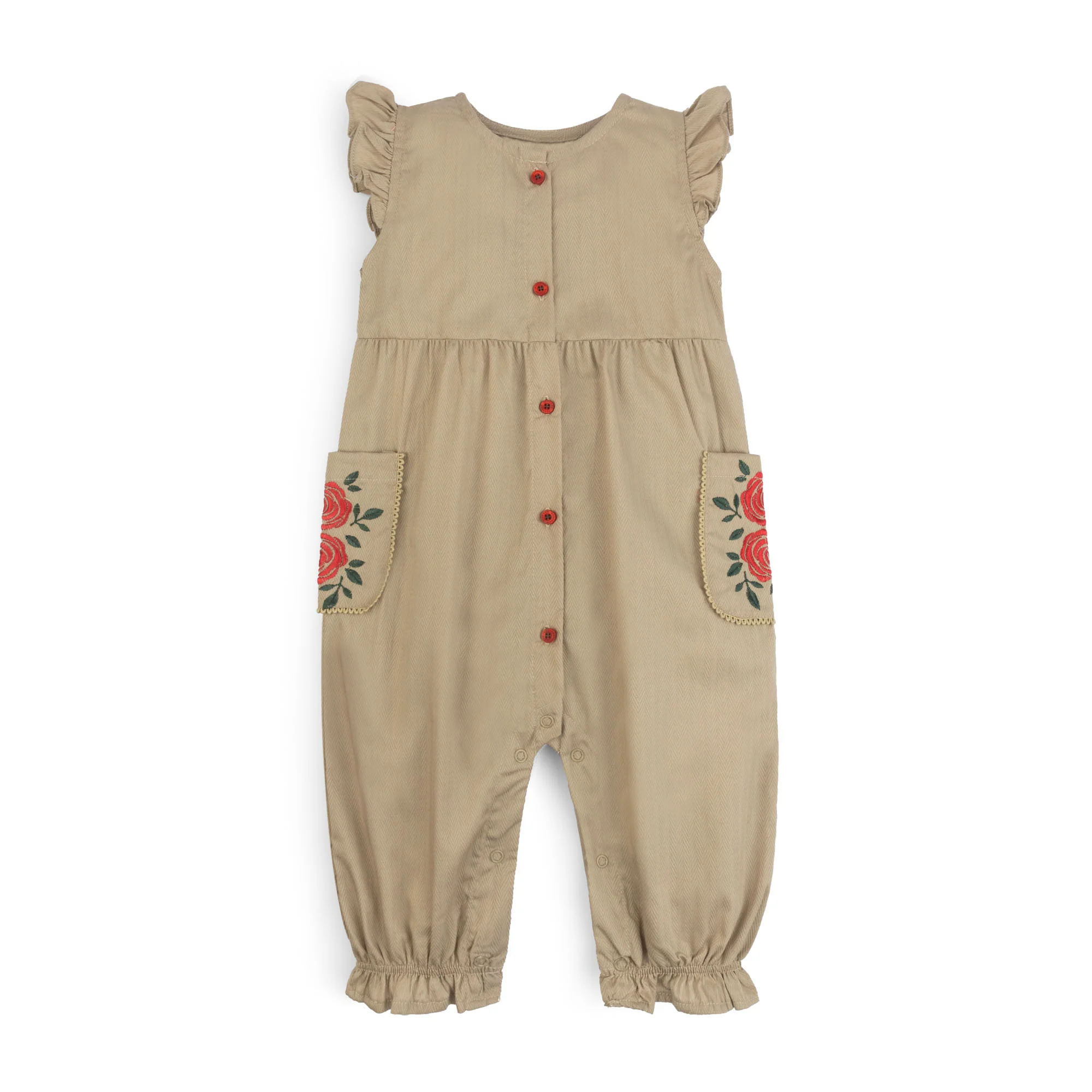 Embroidered Petal Jumpsuit