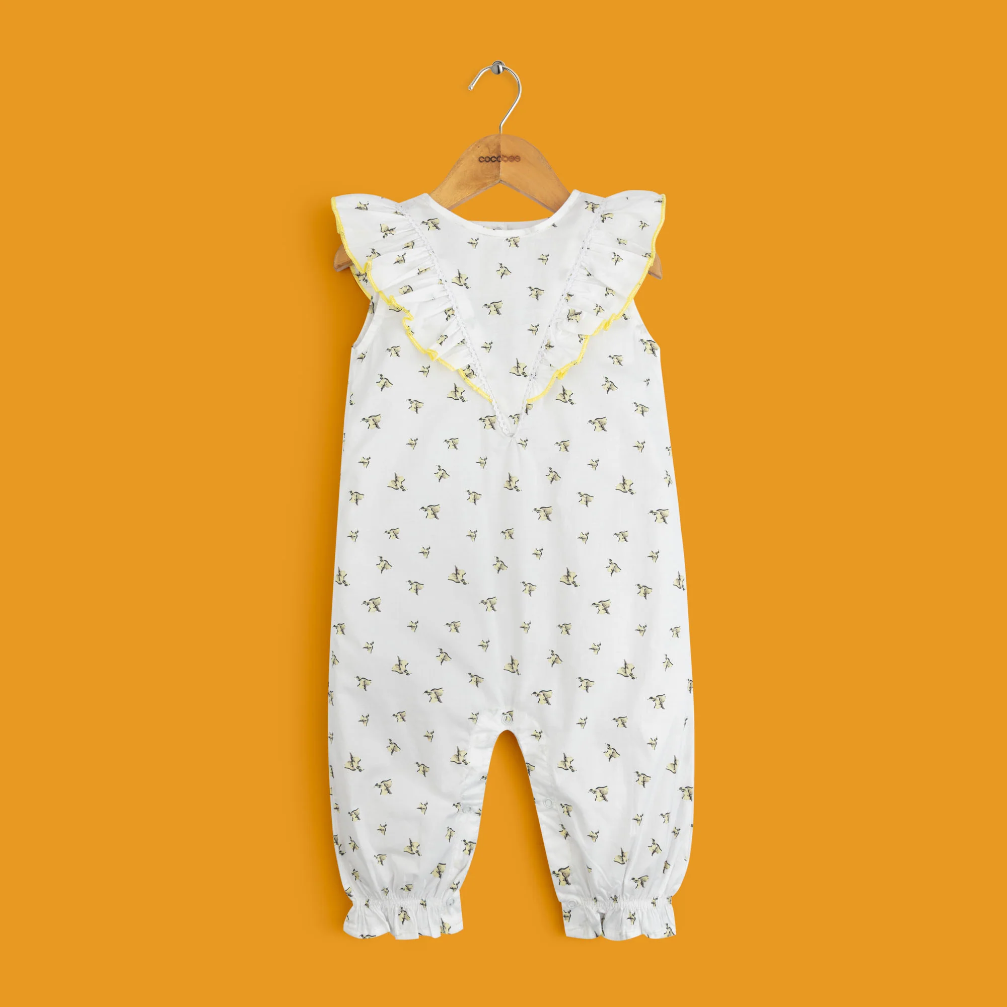 Lemon Drop Flutter Jumpsuit