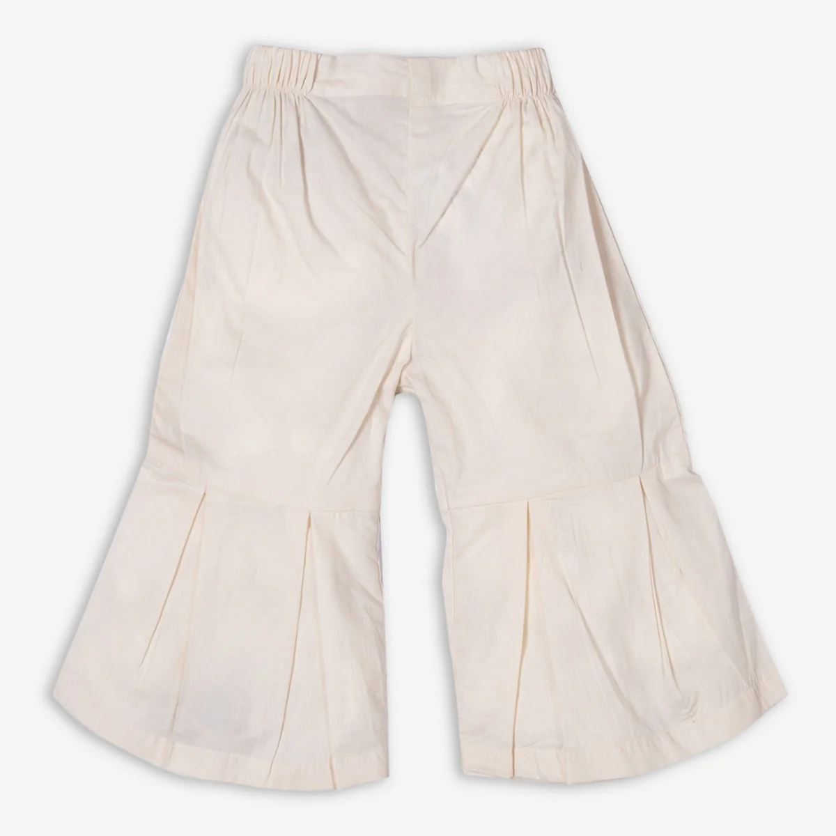 Cream Pleated Culotte
