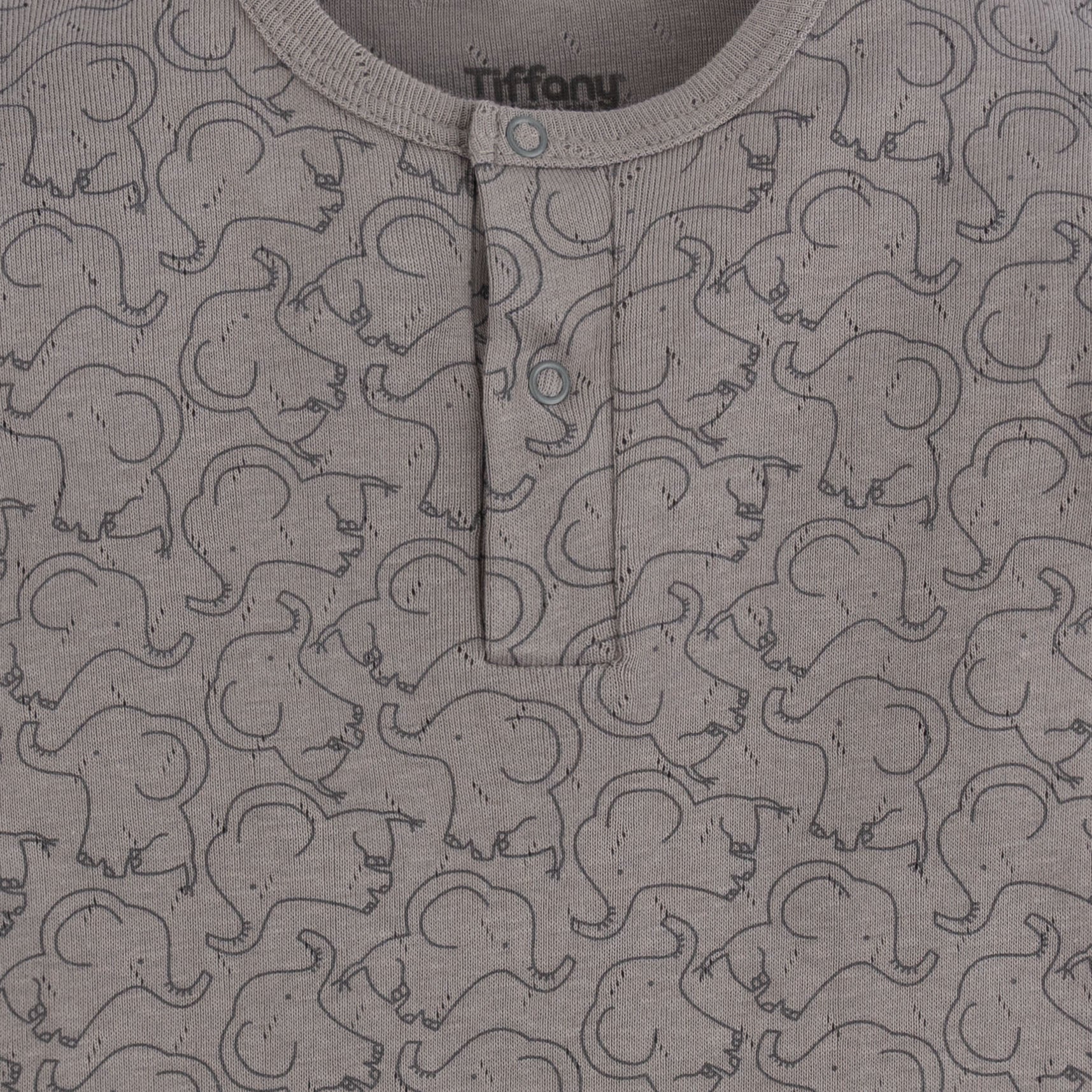 Little Jumbo Henley Romper - Image 2