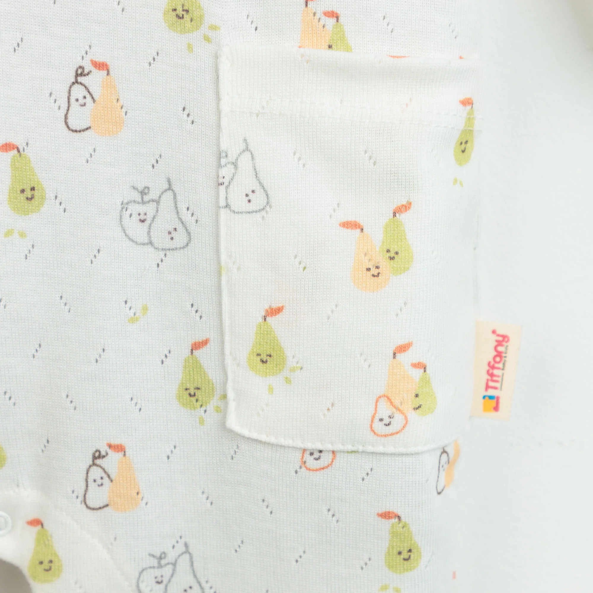 Baby Printed Cotton Romper - Image 3