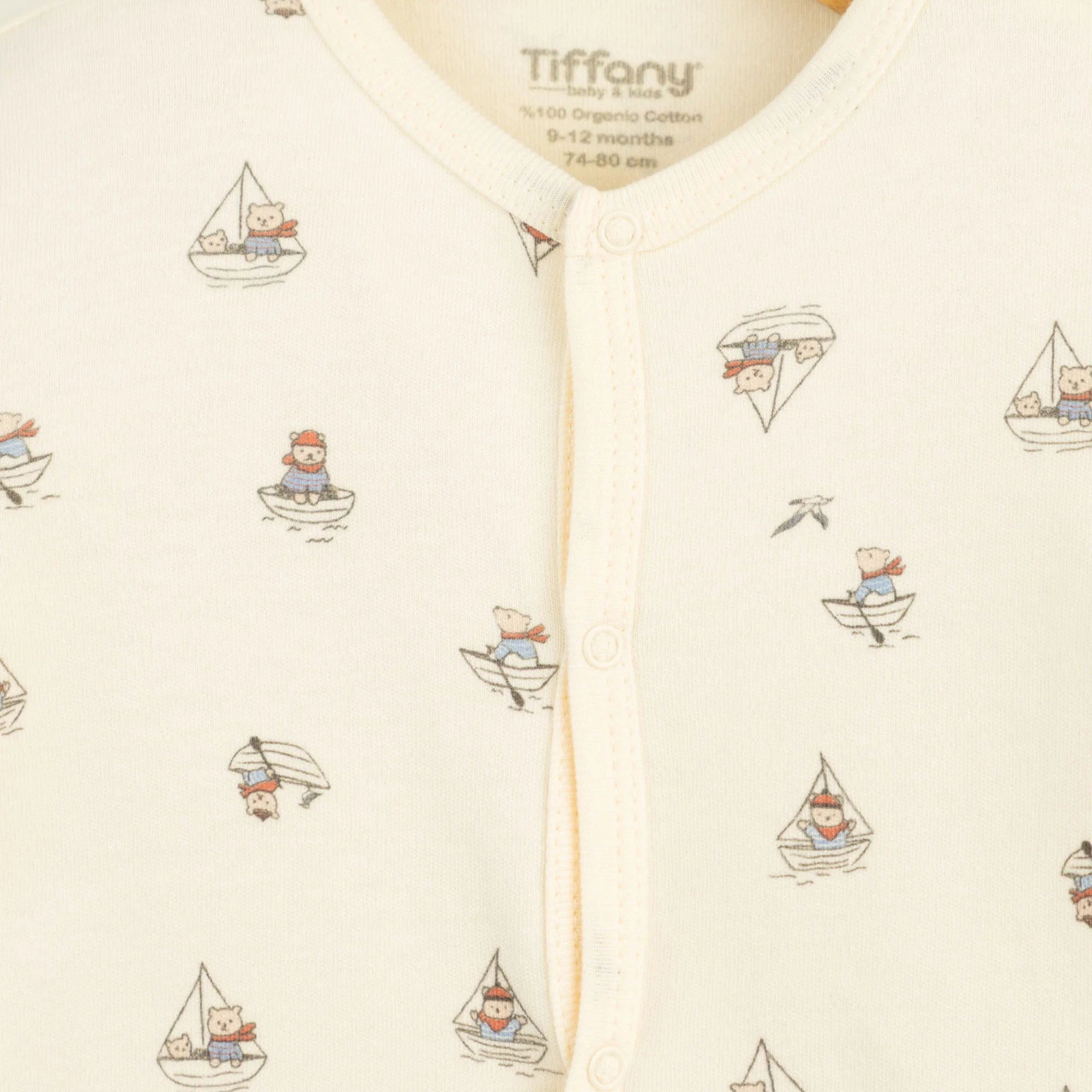 Little Sailor Footed Romper - Image 2