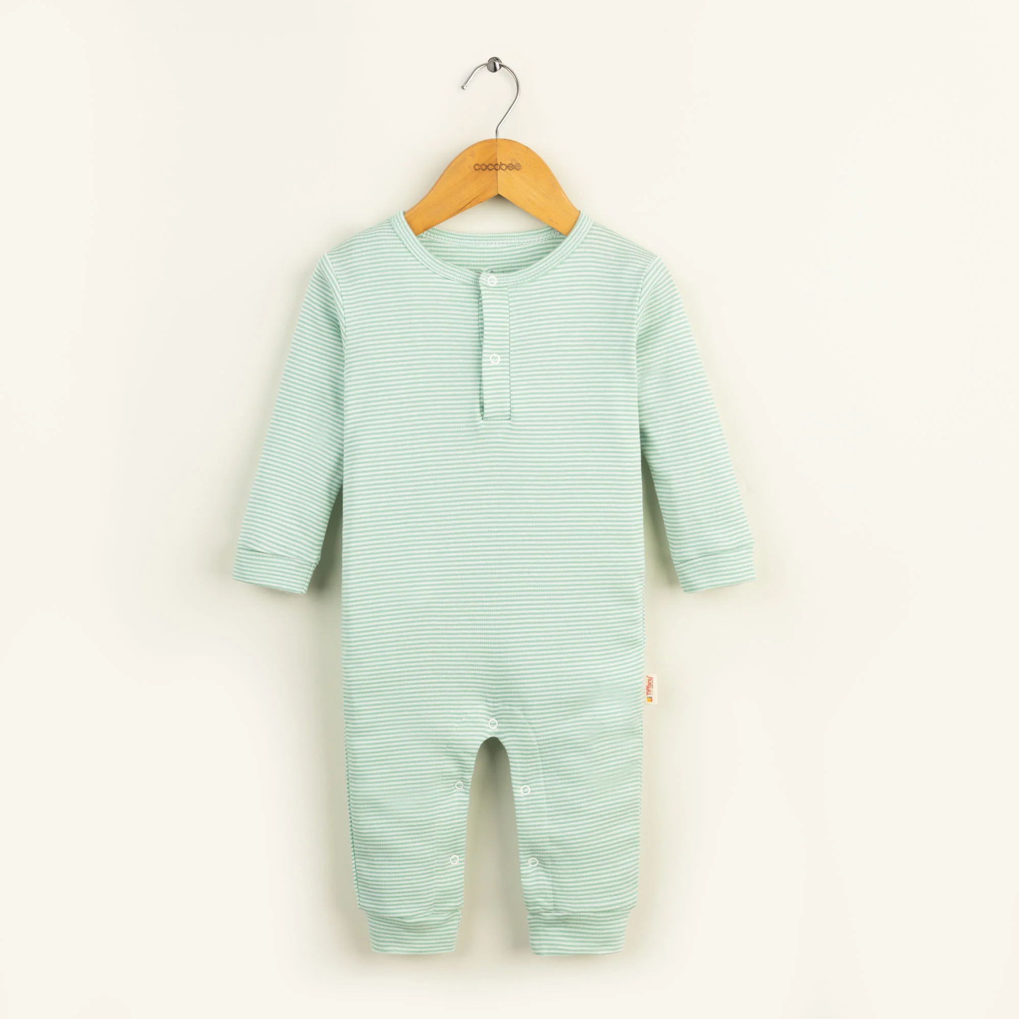 Greenline Stripe Romper