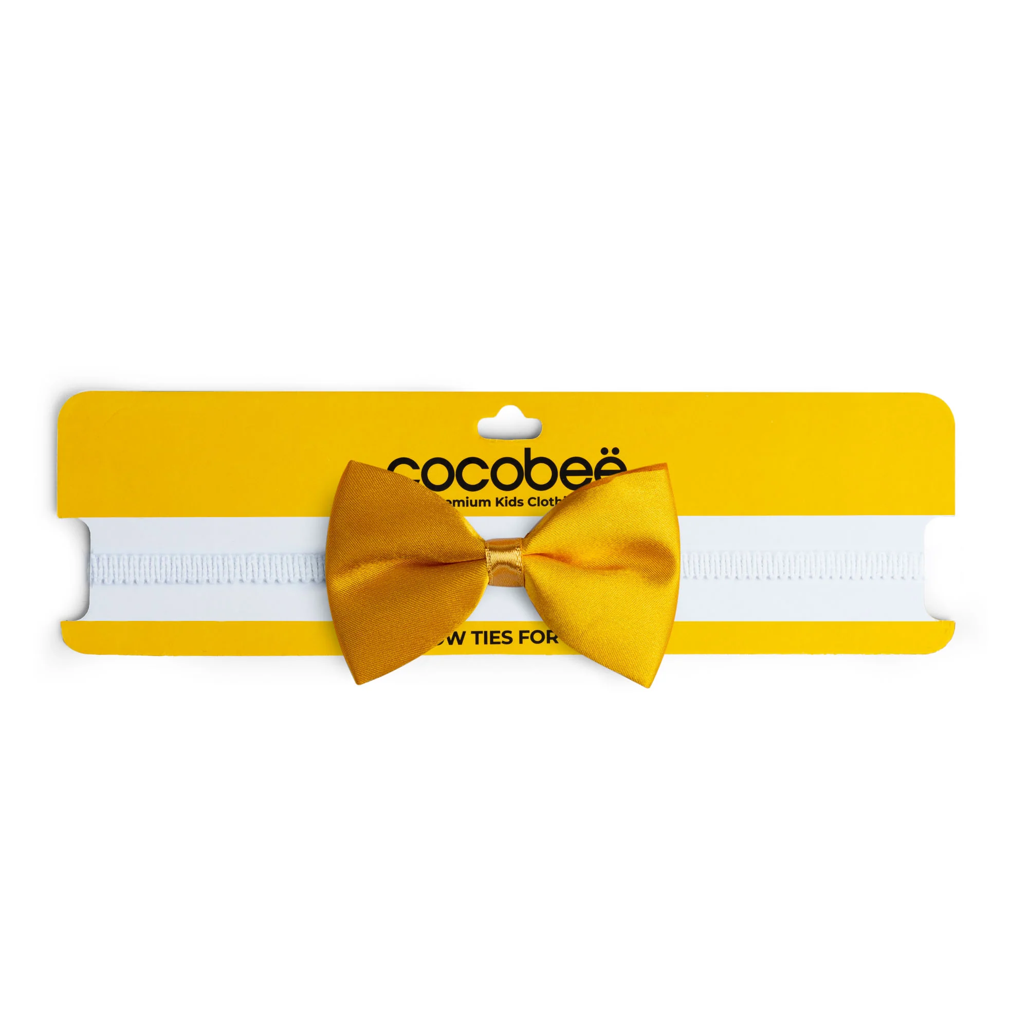 Plain Yellow Bowknot Tie