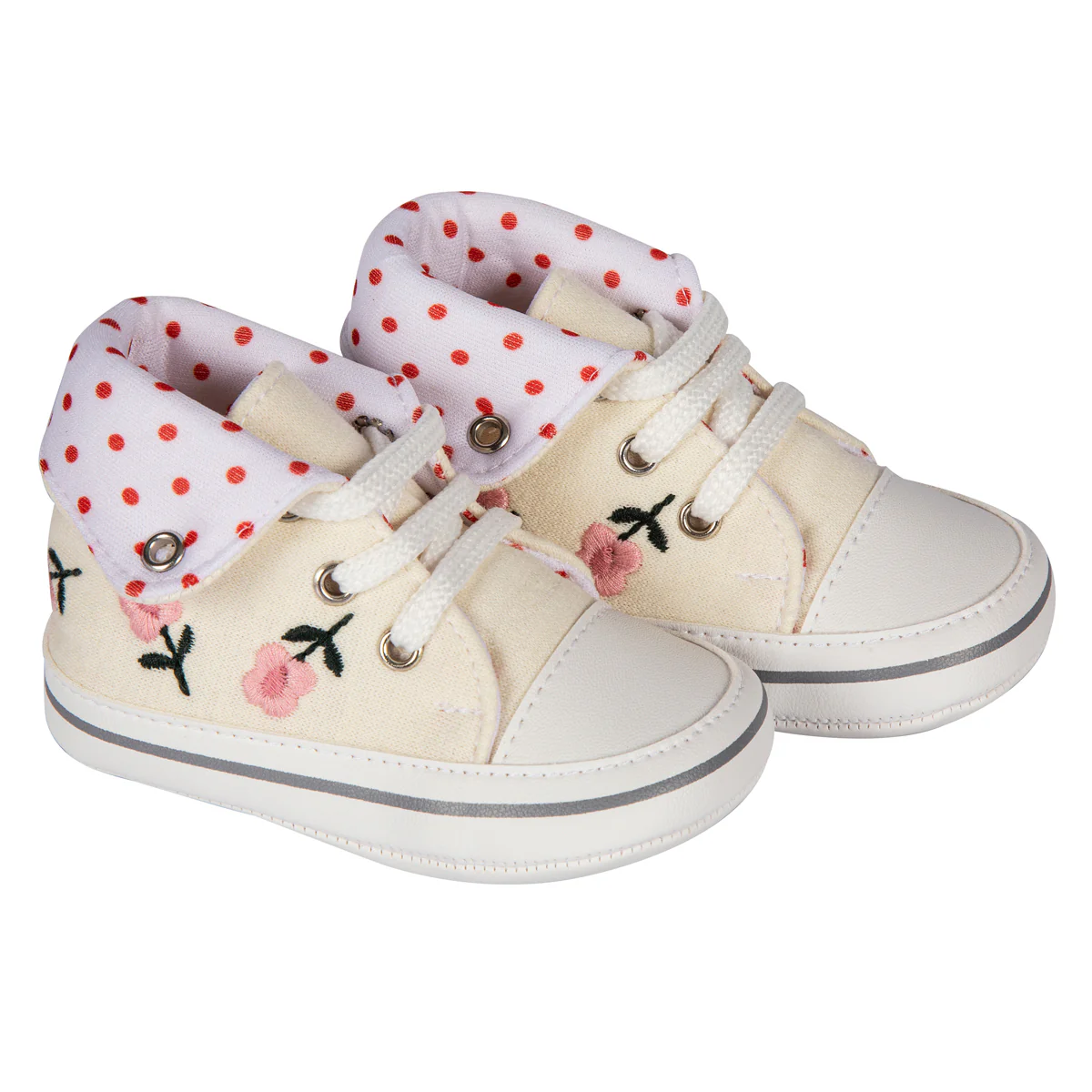 Pink High-Top Sneakers