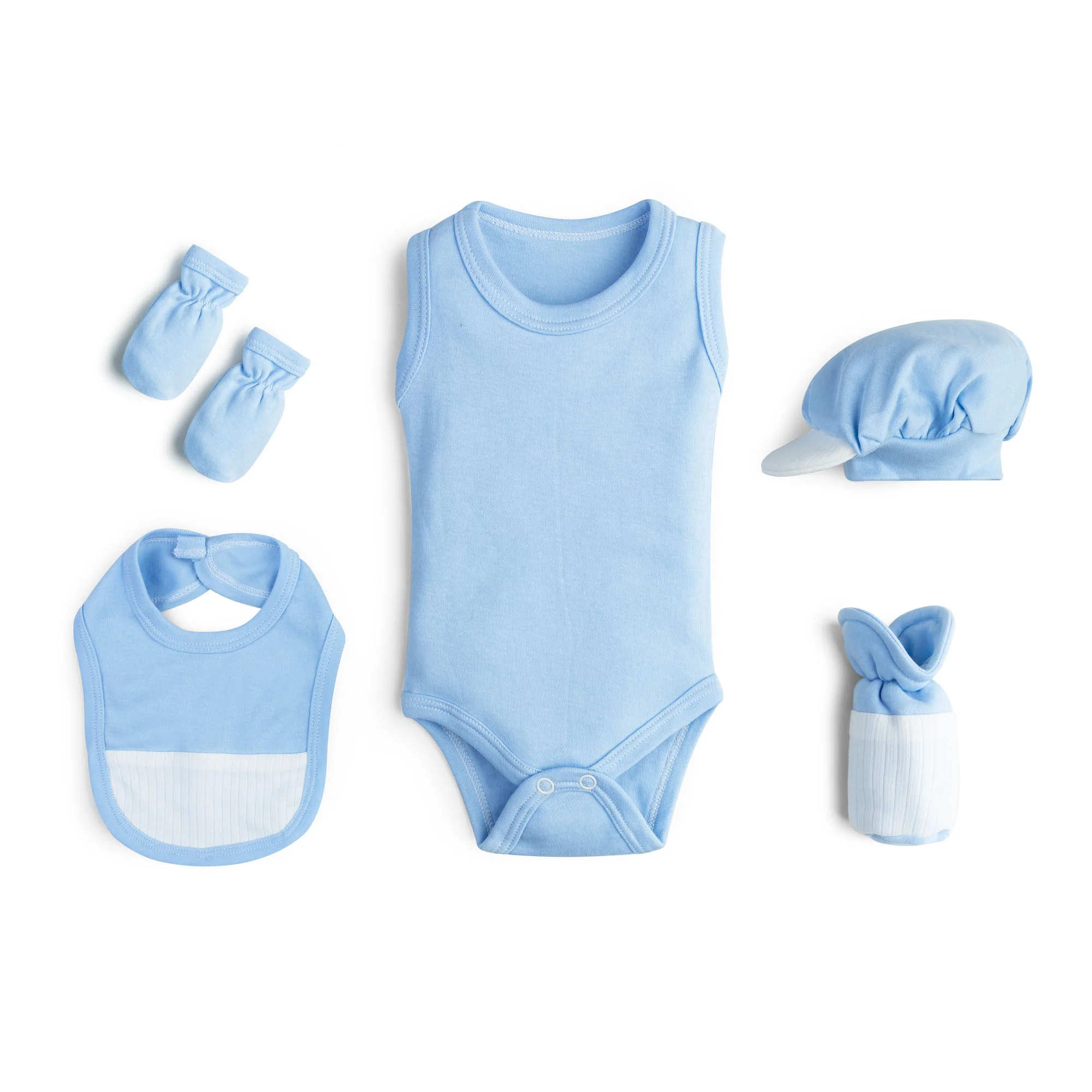 Sky Blue 7-Pack Infant Set - Image 2
