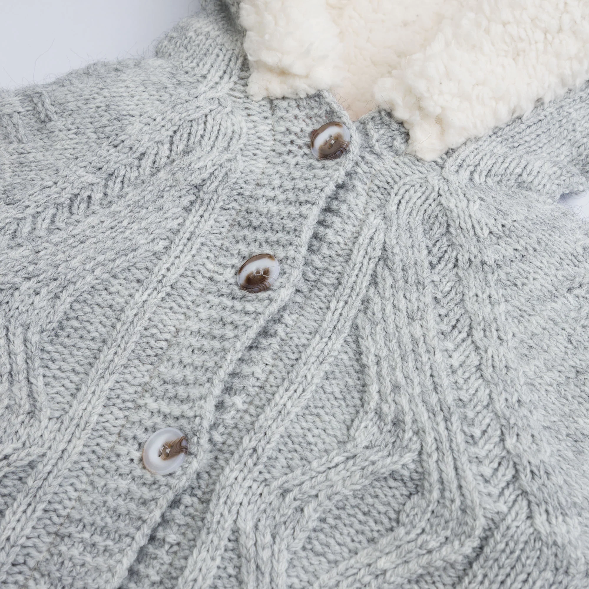 Infant Greyish Hooded Romper - Image 2