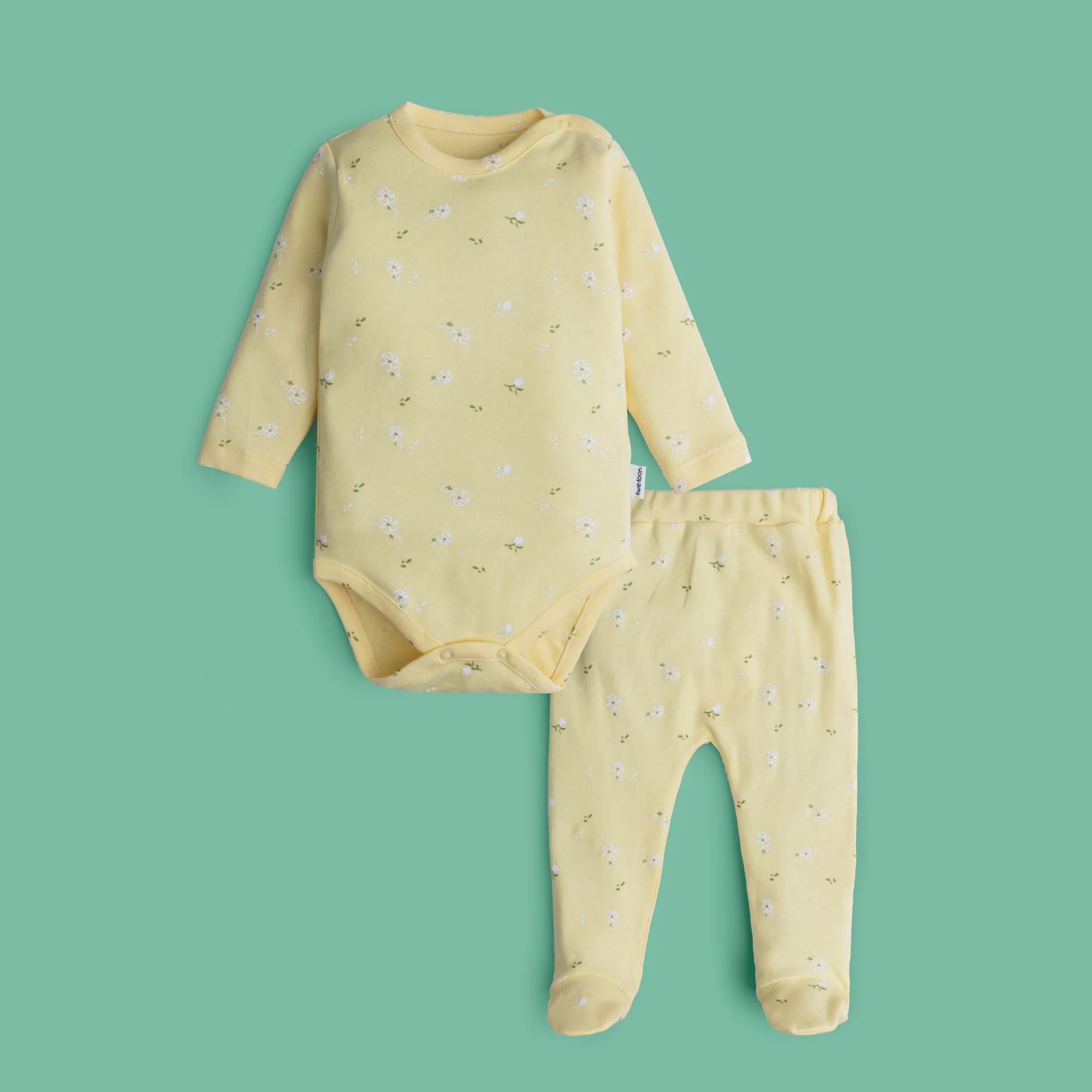 Lime Yellow Bodysuit Set