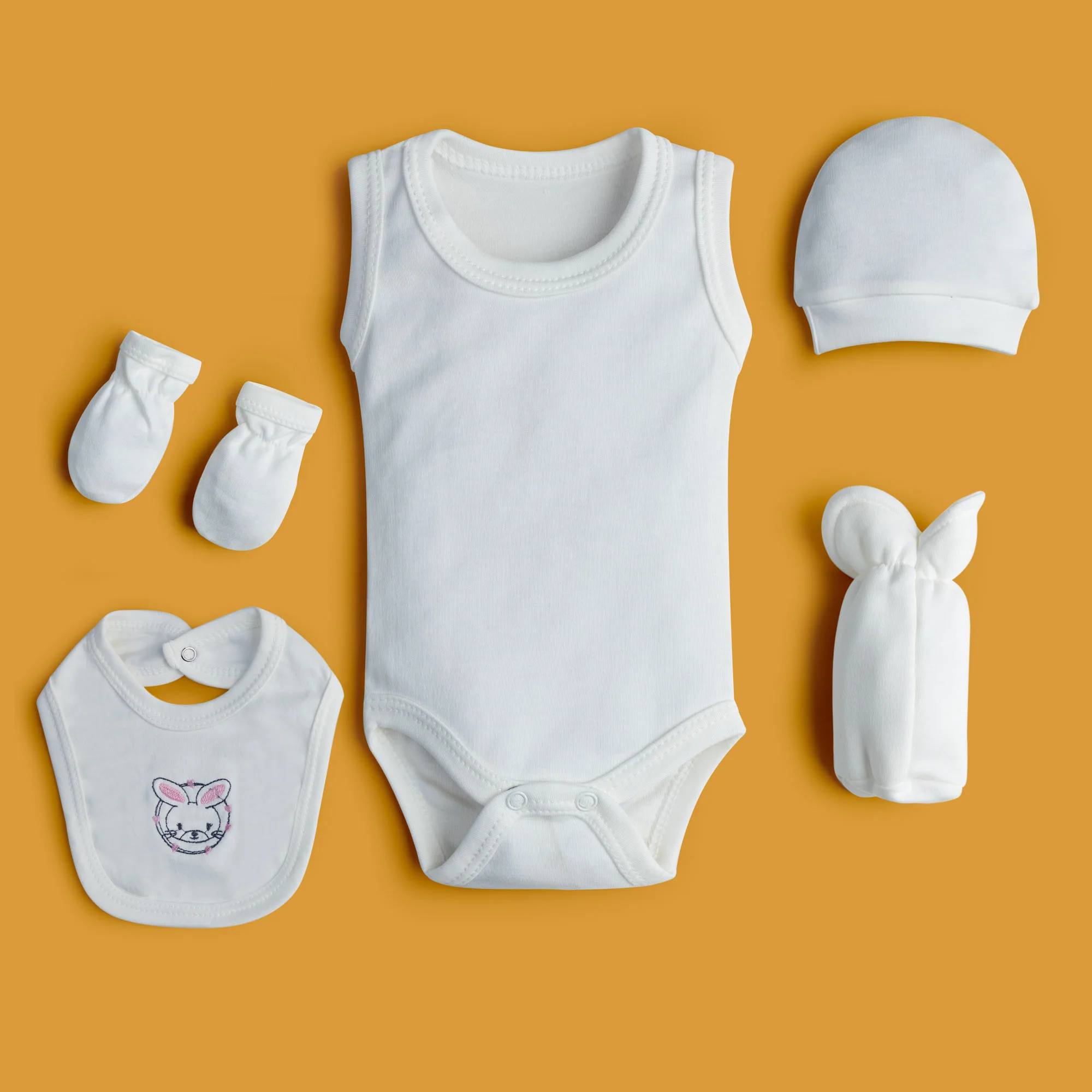 Infant Meow Pink 7-Pack Set - Image 2