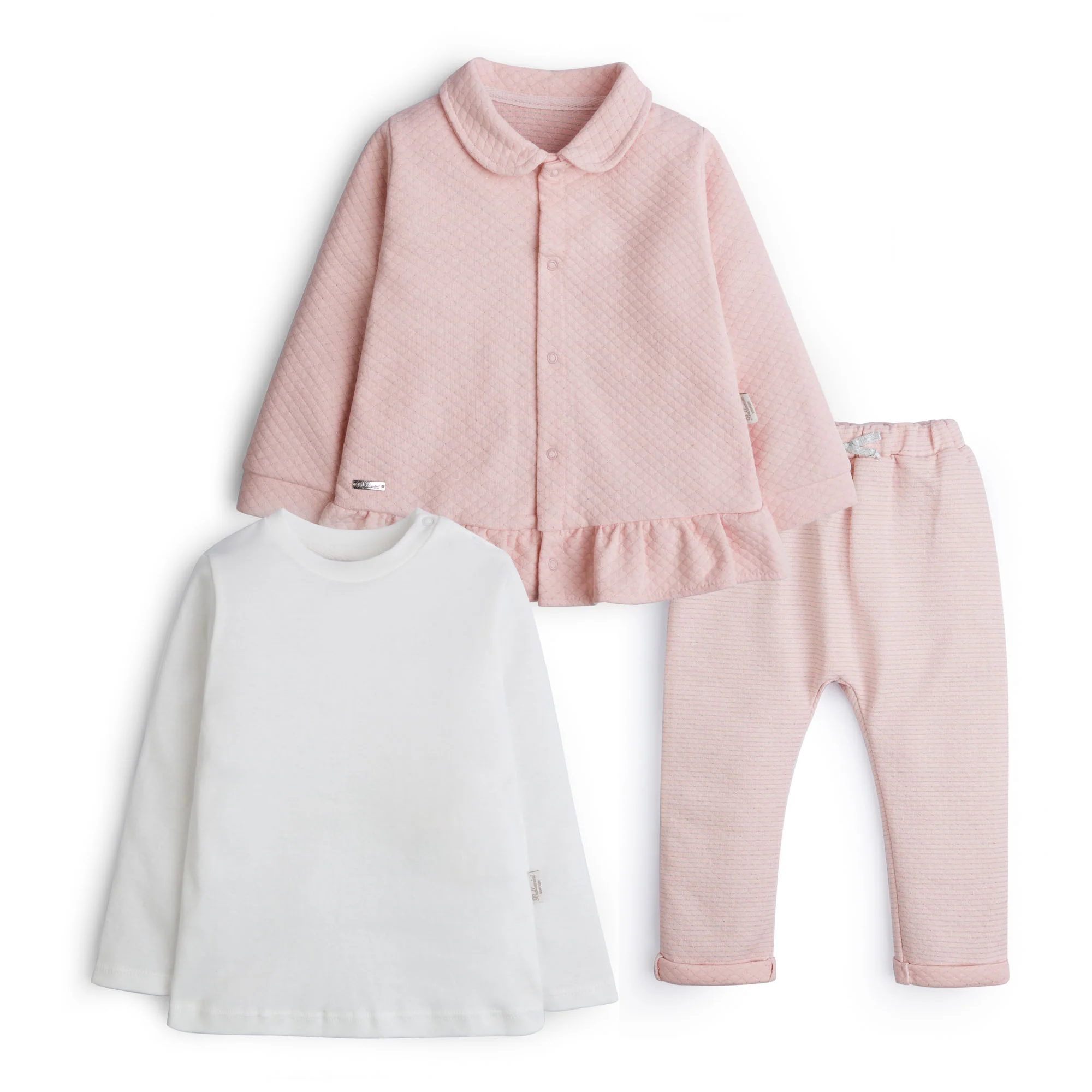 Soft Pink Infant 3-Piece Set