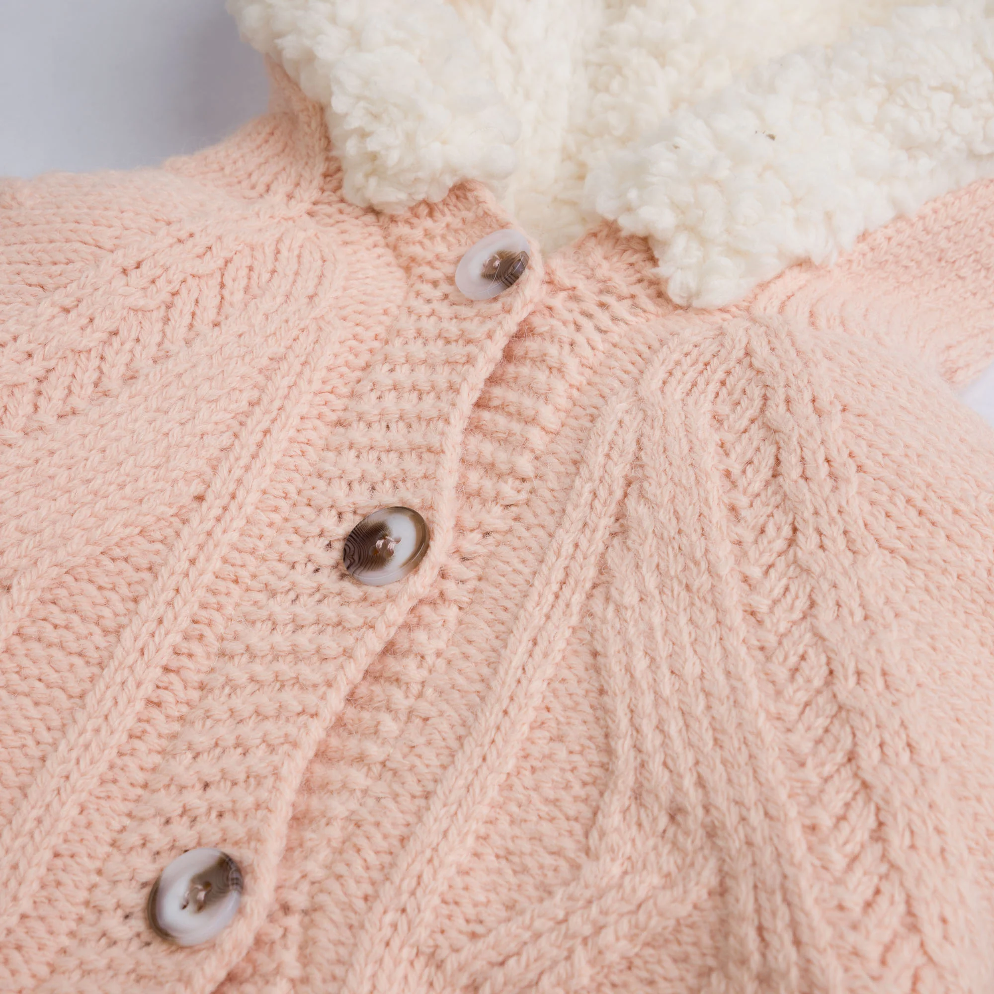Infant Peachy Hooded Romper - Image 2