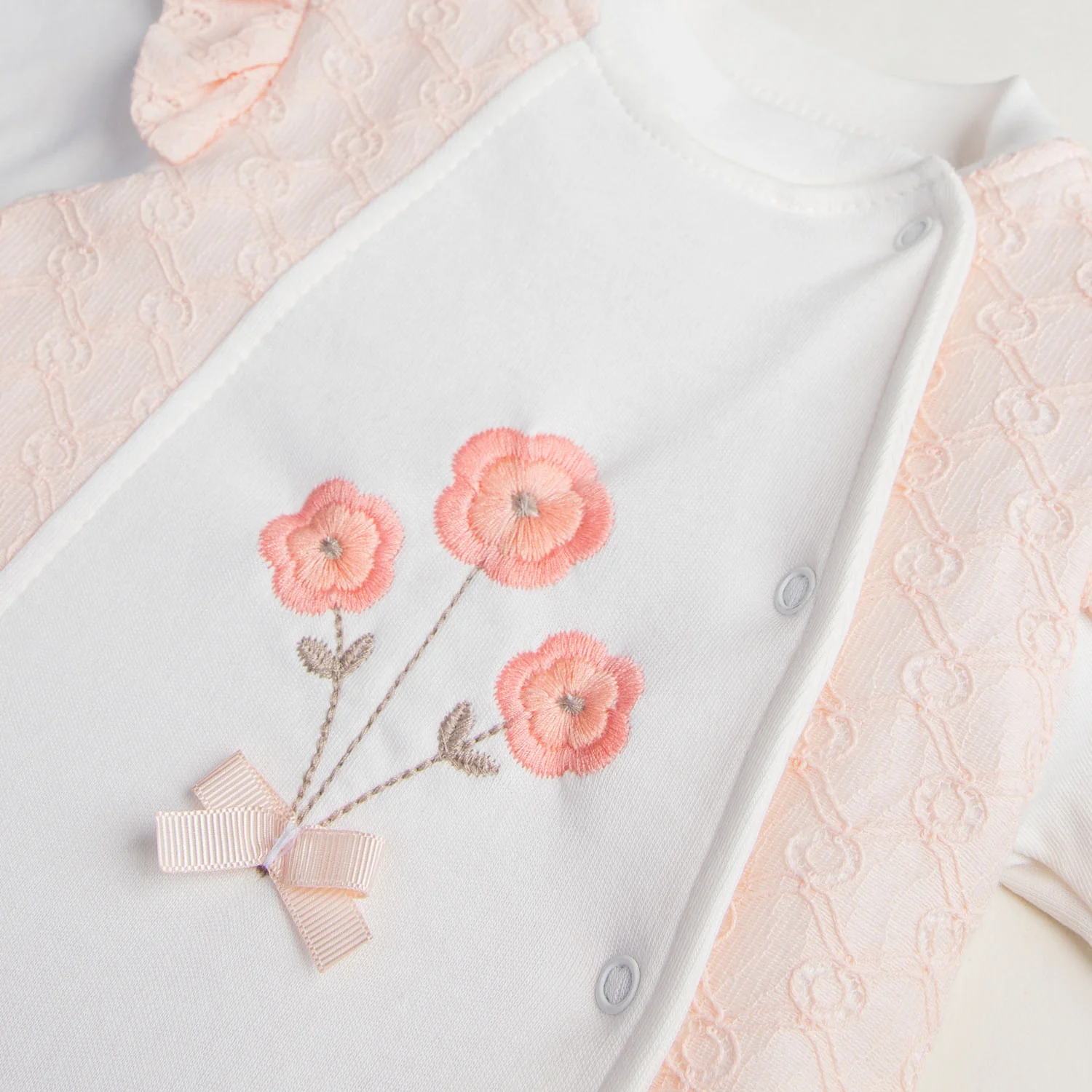 Baby Snap-up Footie Jumpsuit - Image 2